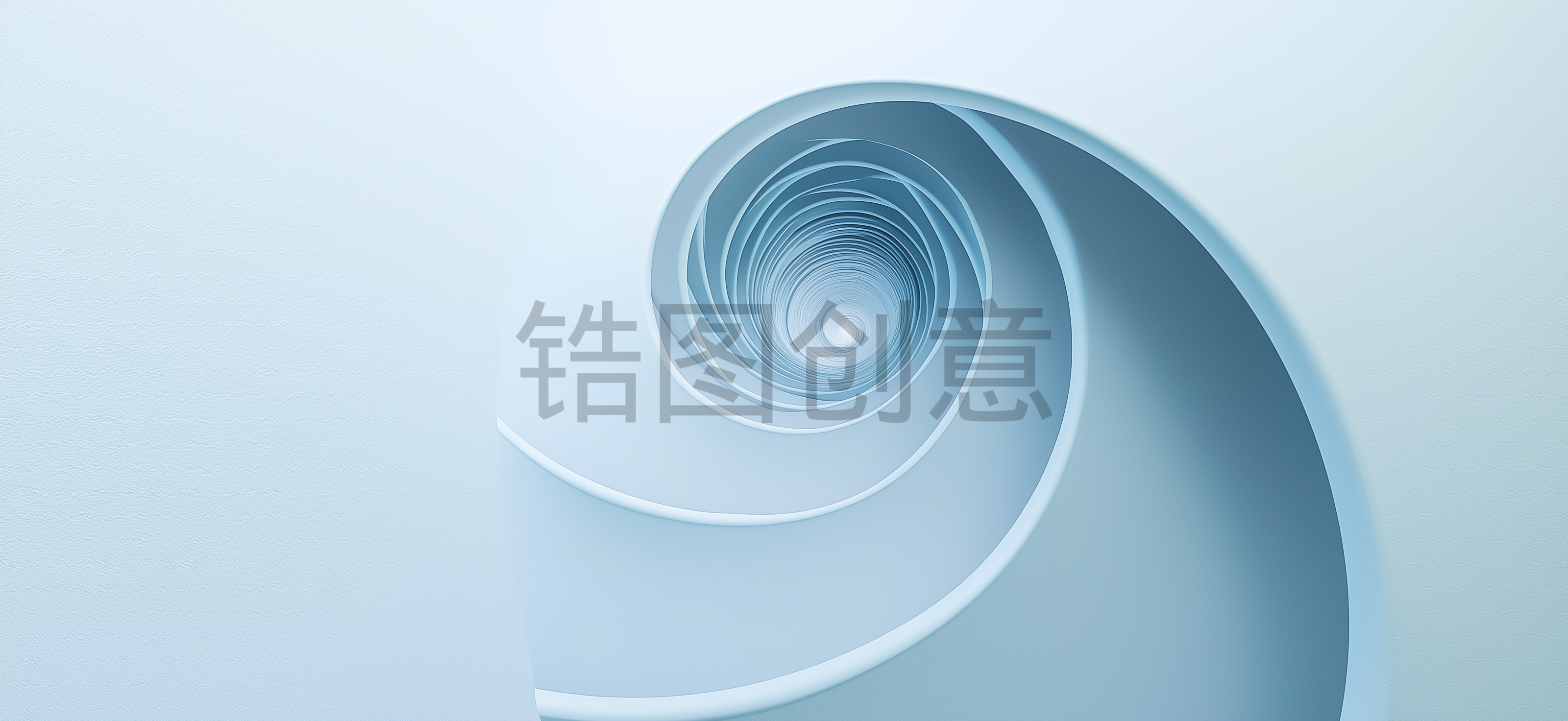 浅蓝色螺旋纹理背景