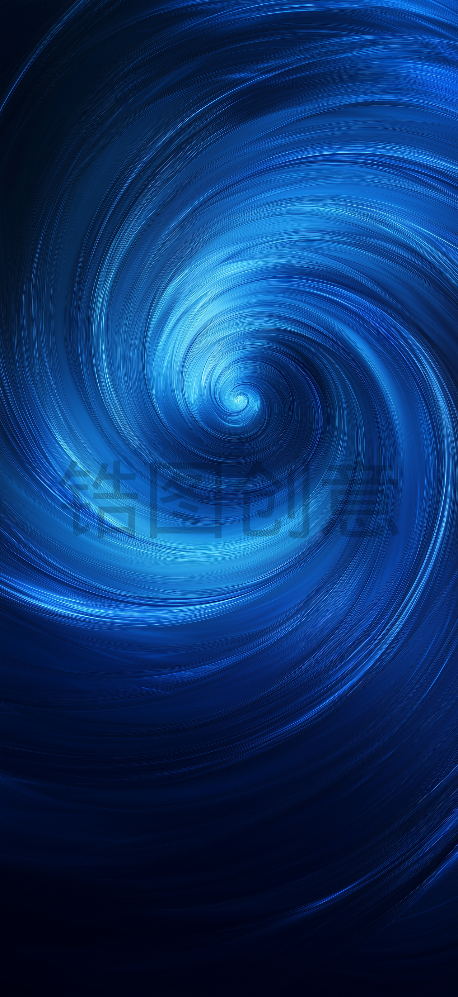 蓝色的螺旋, 海浪, 卷曲, 数字艺术, 水, 艺术品, 幻想