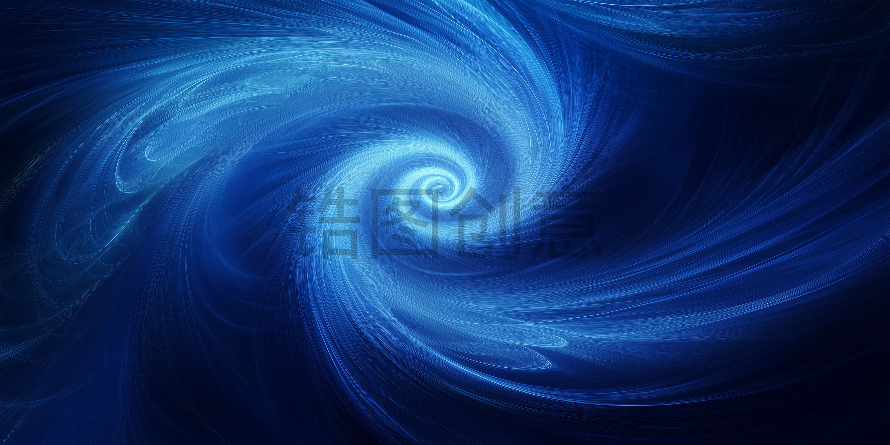 蓝色的螺旋, 海浪, 卷曲, 数字艺术, 水, 艺术品, 幻想