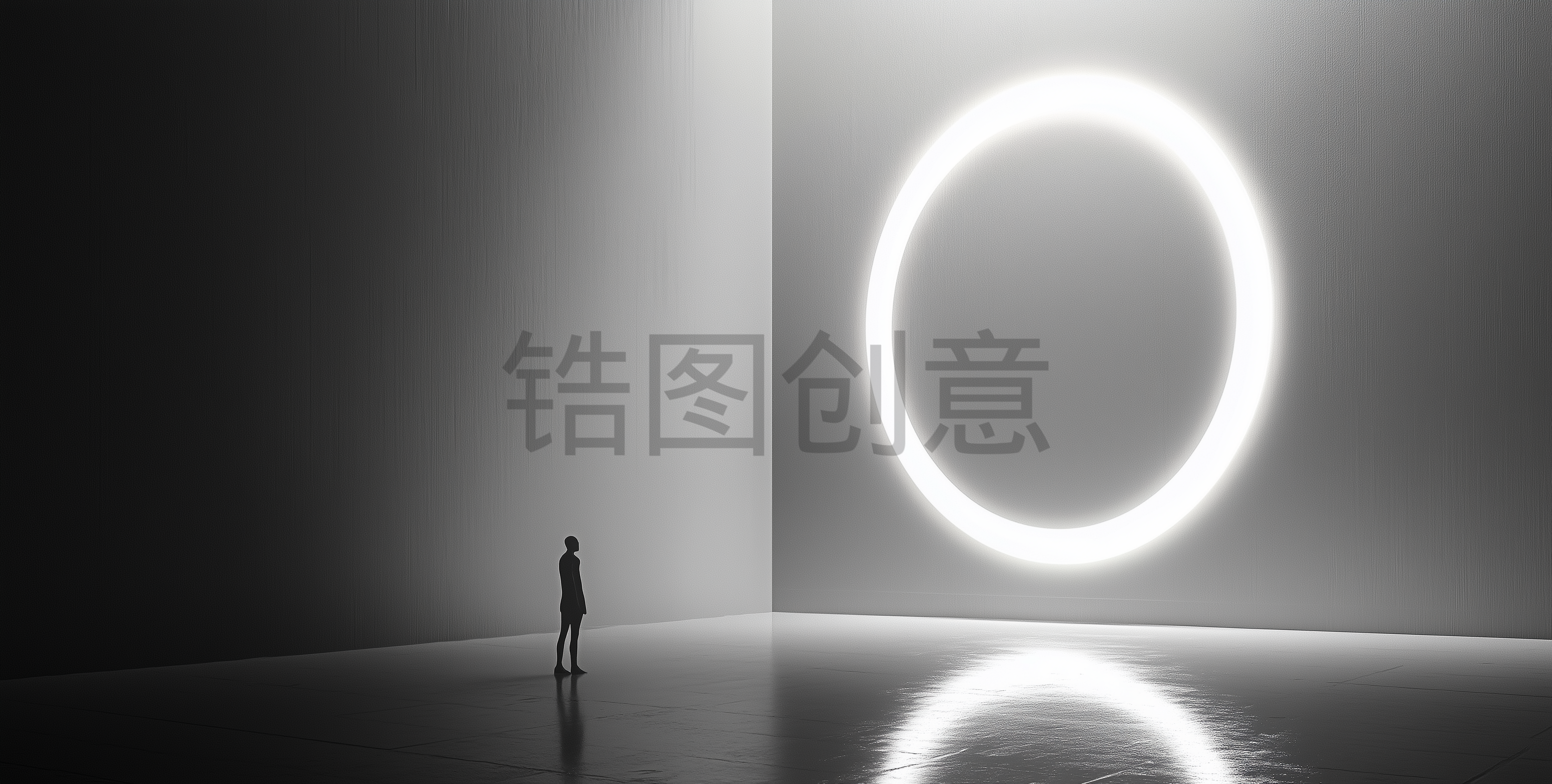抽象黑白室内背景配有线条的光线，简约的风格，空墙，艺术品优雅简约，当代建筑，摄影筑，时尚简约背景
