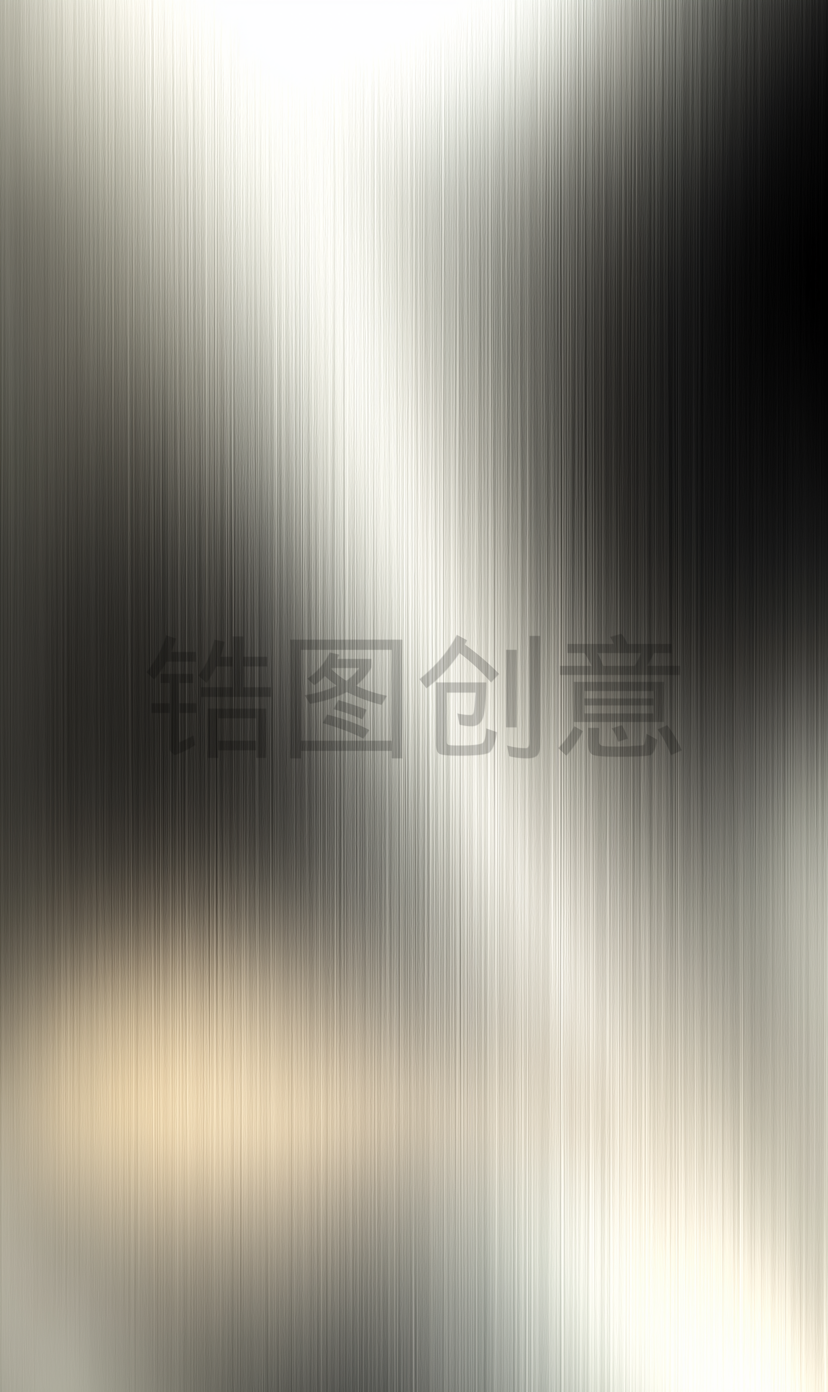 带有平滑的曲线纹理和反射光斑光点的银色背景