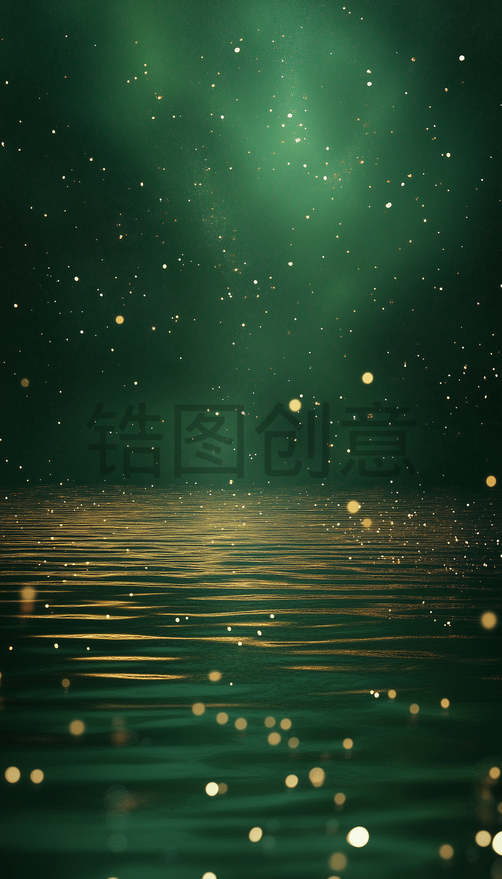 绿色颗粒细粒分沙子晶体粉粒高光背景素材
