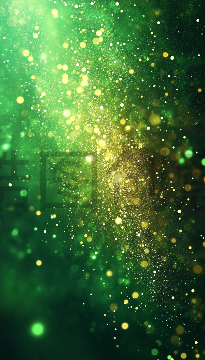 绿色颗粒细粒分沙子晶体粉粒高光背景素材