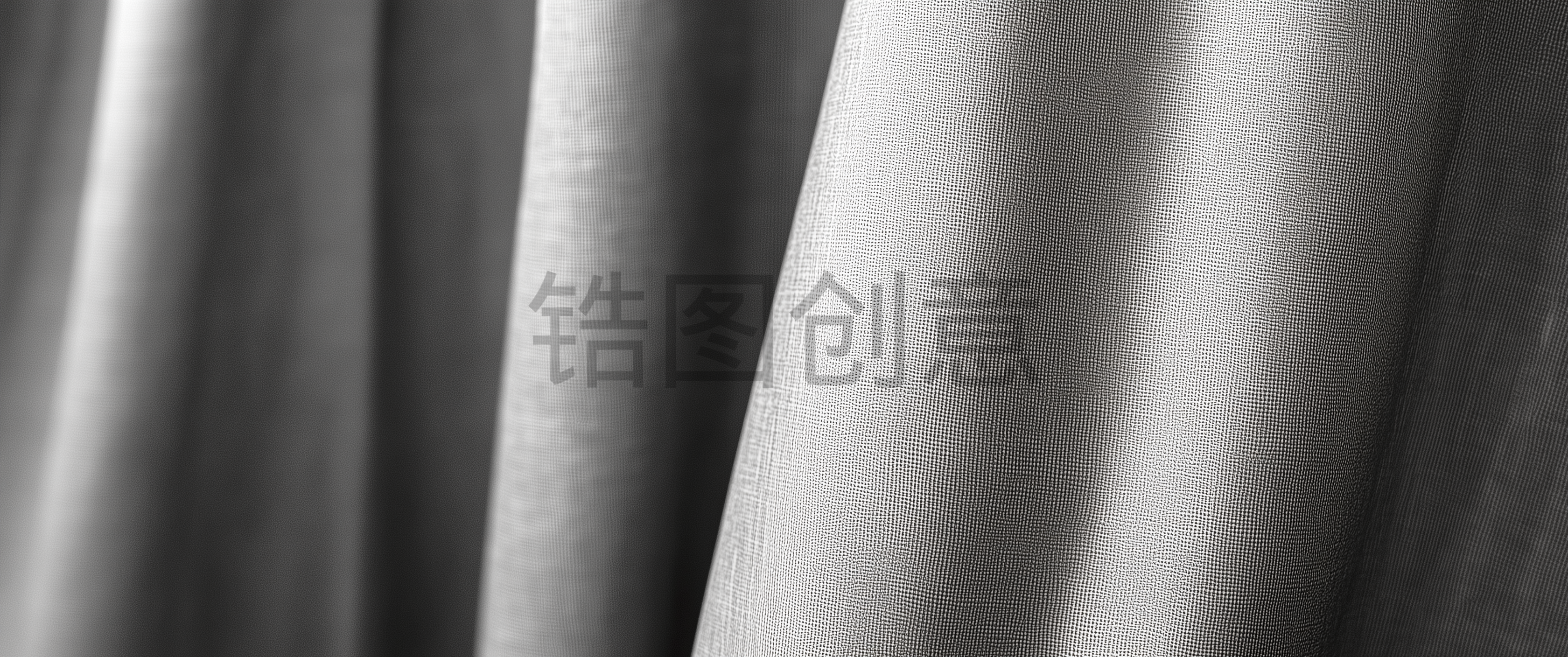 织物窗帘布纹理特写皱纹褶皱素材
