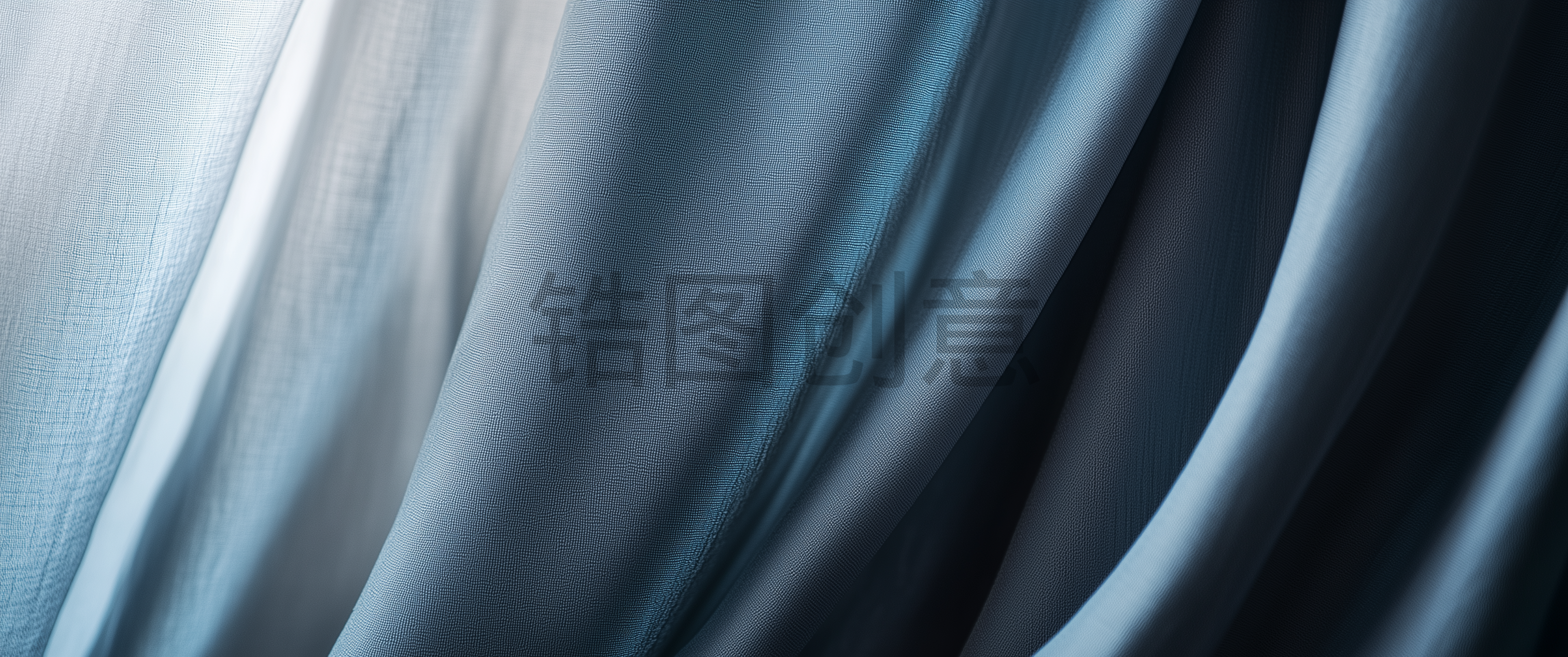织物窗帘布纹理特写皱纹褶皱素材