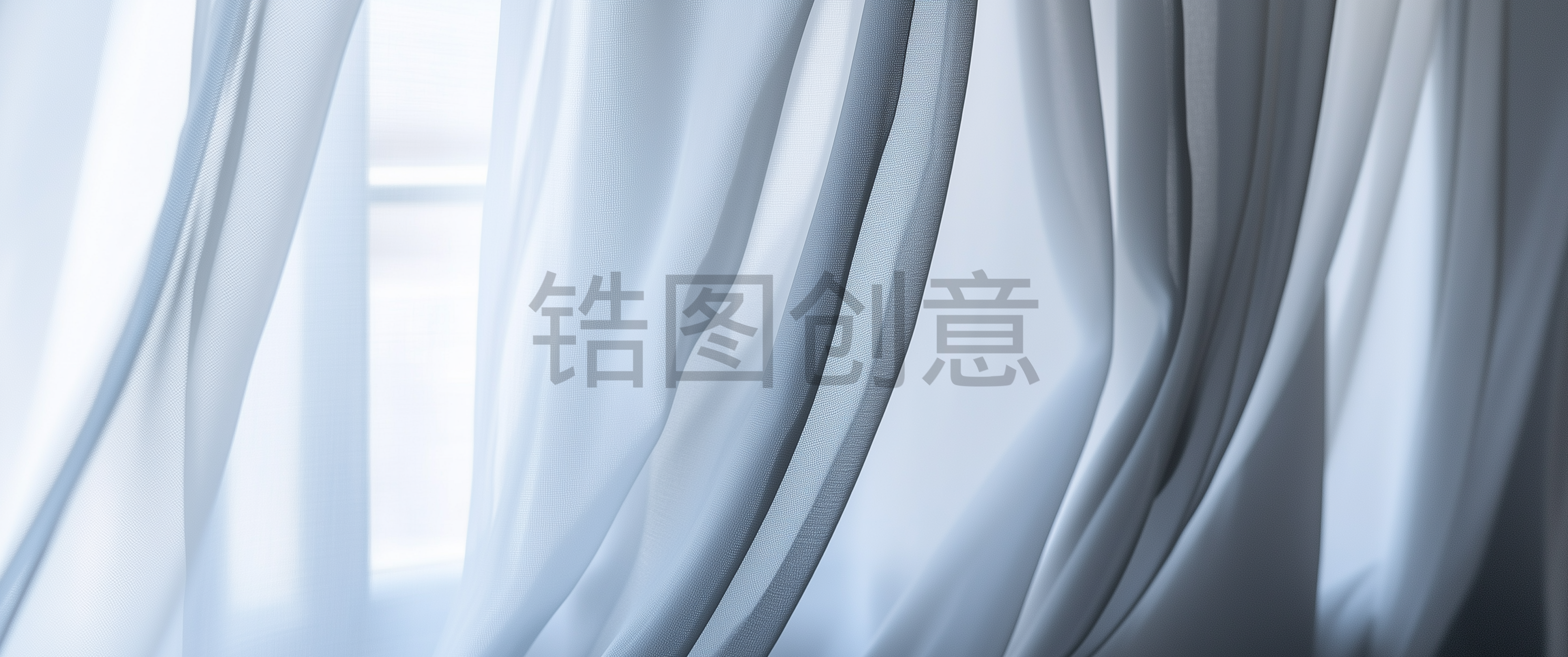 织物窗帘布纹理特写皱纹褶皱素材