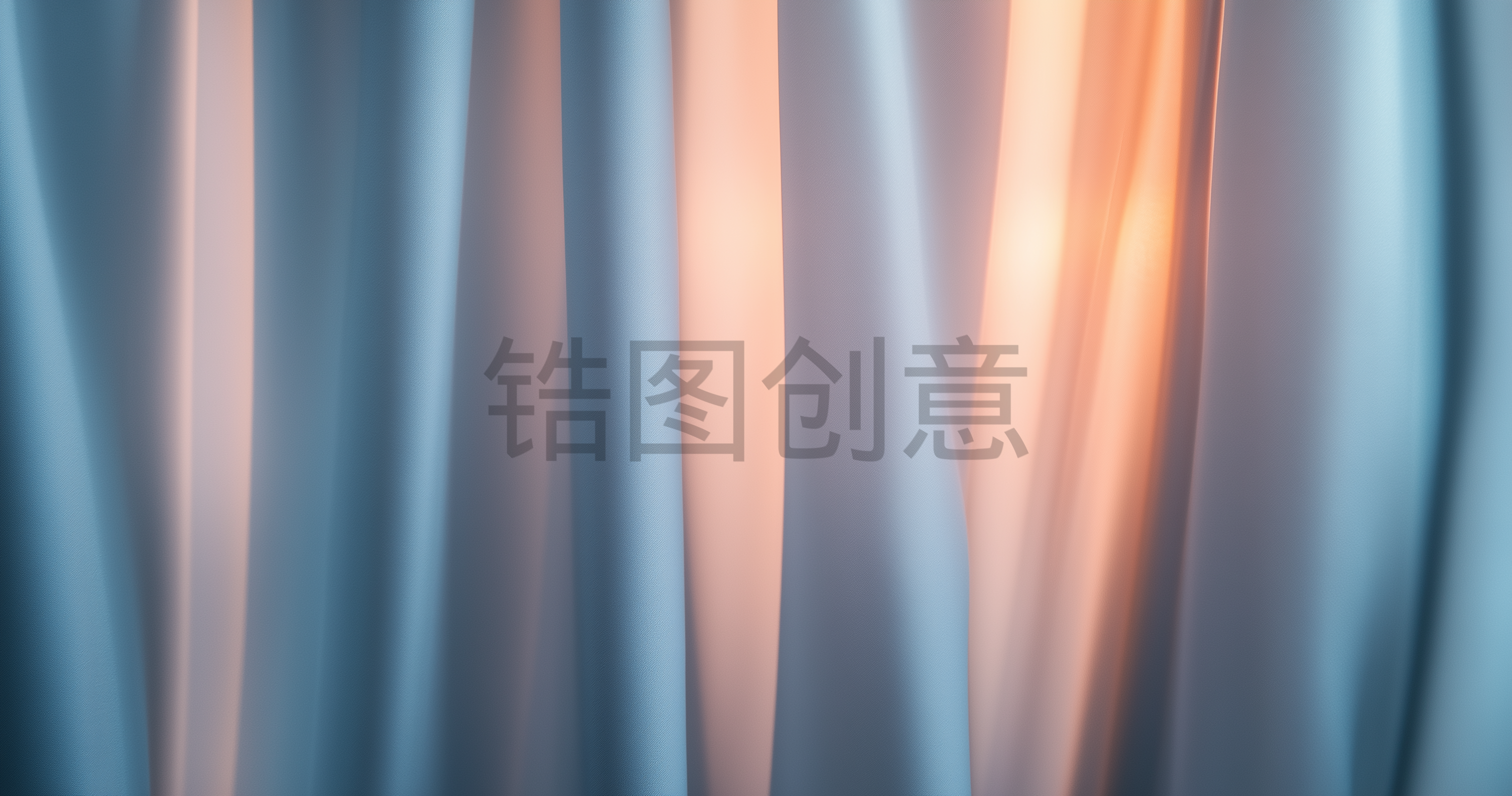 织物窗帘布纹理特写皱纹褶皱素材