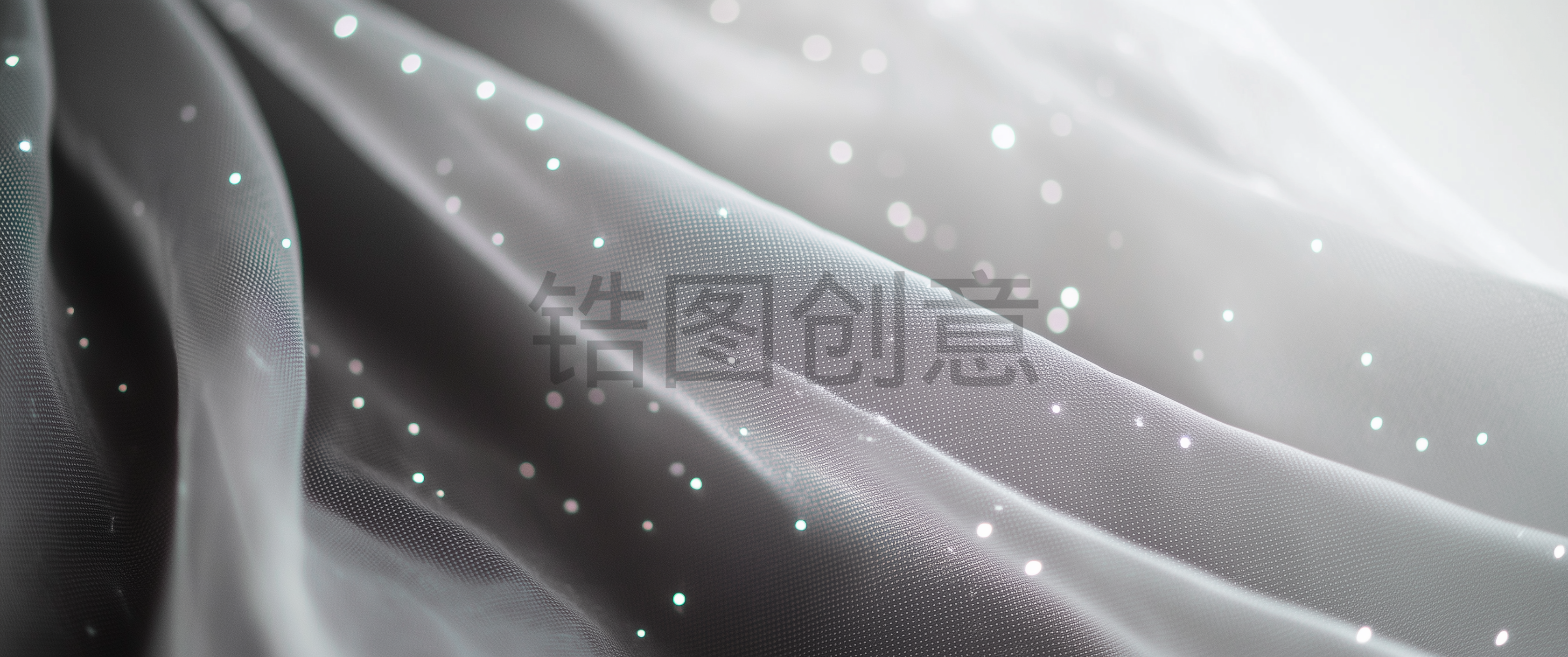 灰色织物布纹理特写皱纹褶皱素材