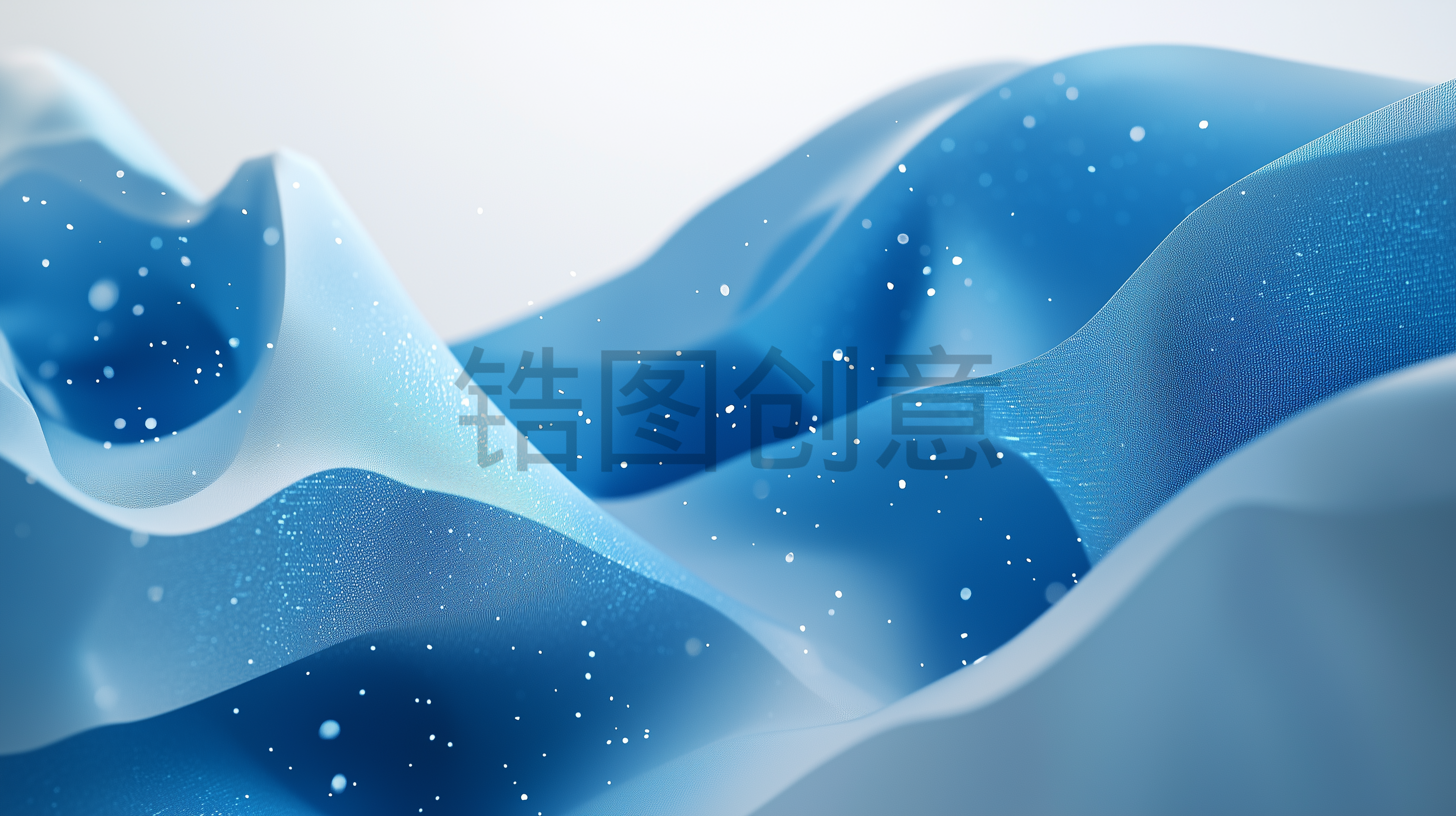 蓝曲线纹理抽象背景