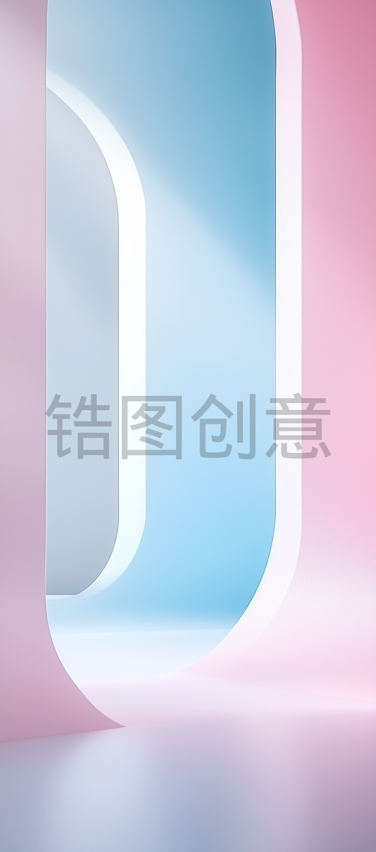 粉色，蓝色，壁纸，简约，现代空间背景