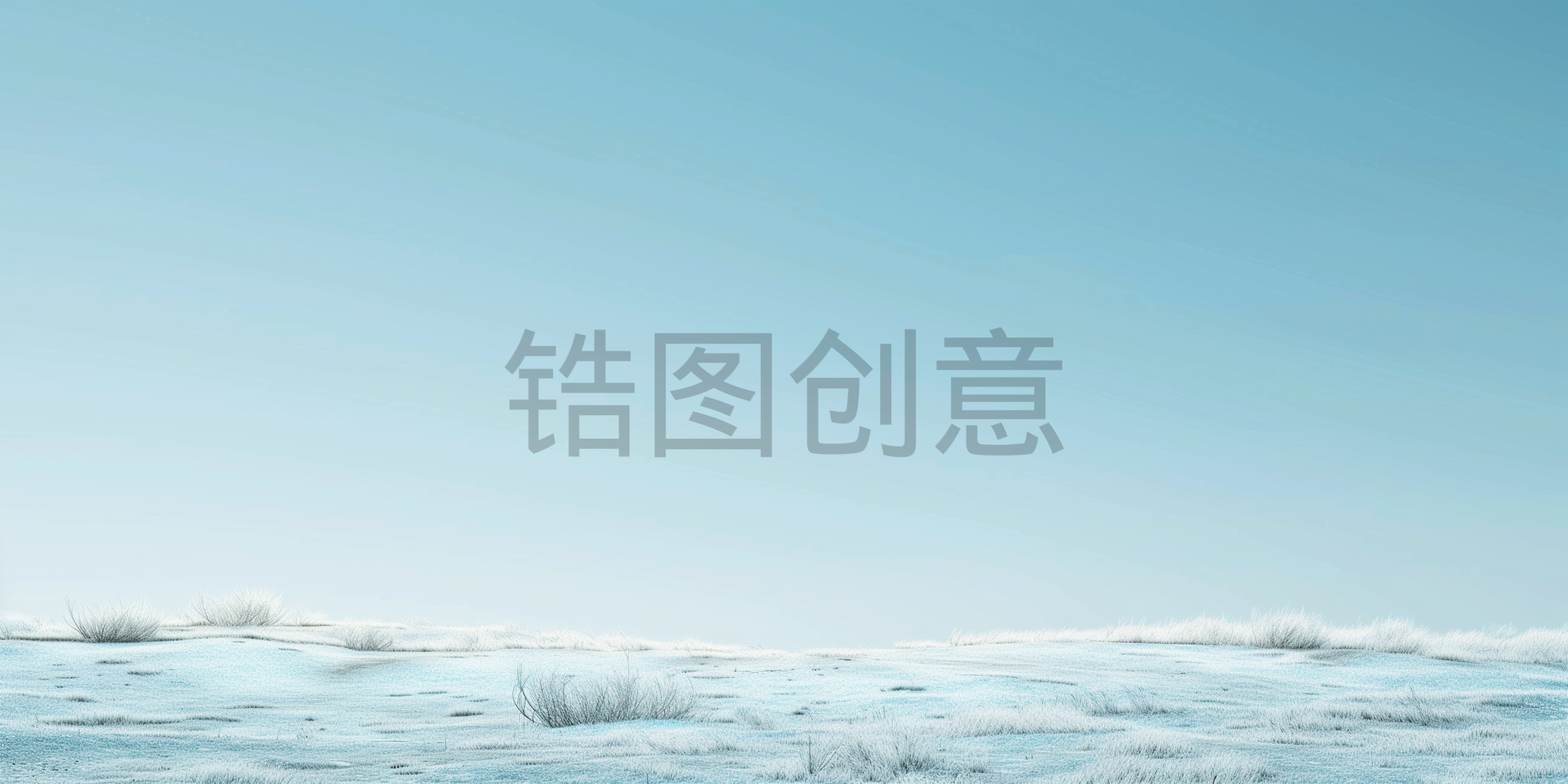 锆图创意-风光系列肌理雪地冬天草地背景通用背景素材
