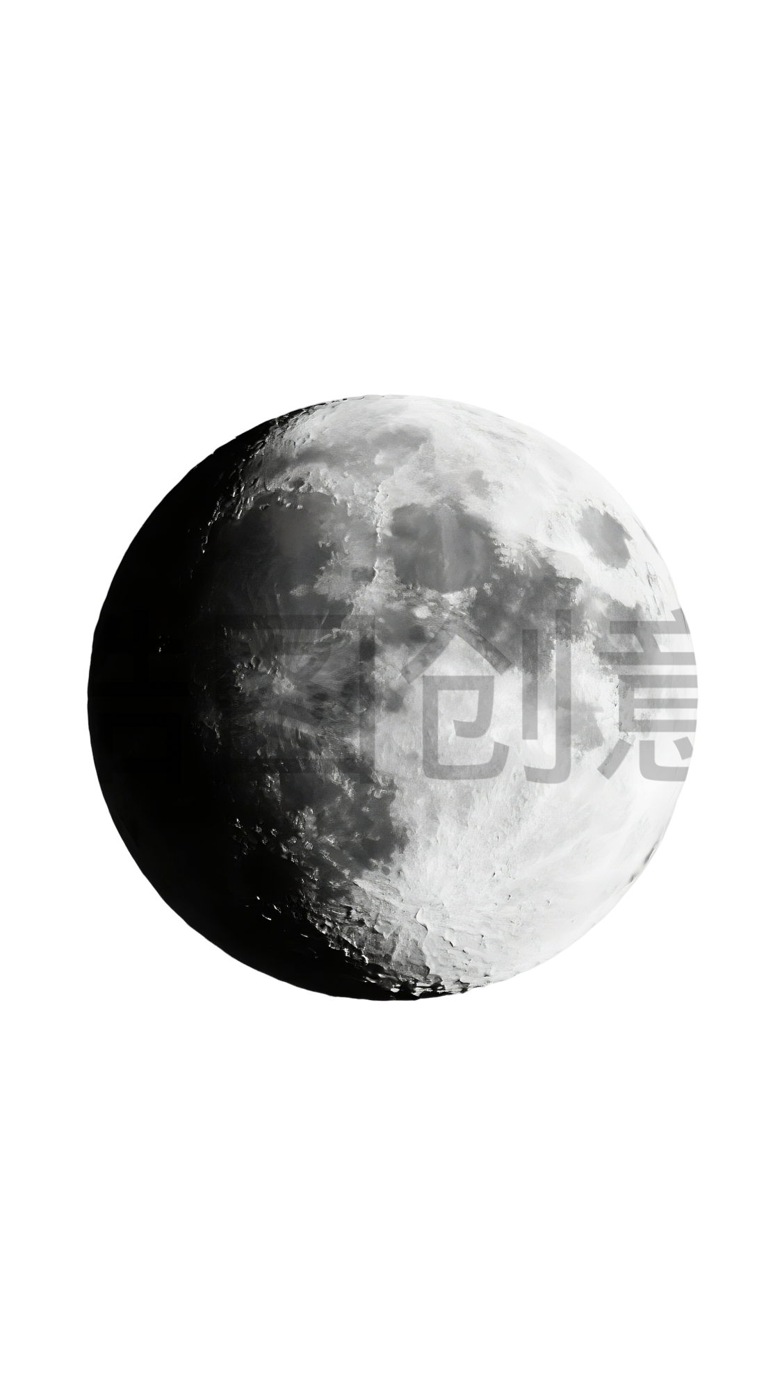 宇宙系列中秋节真实月亮球体免扣png元素