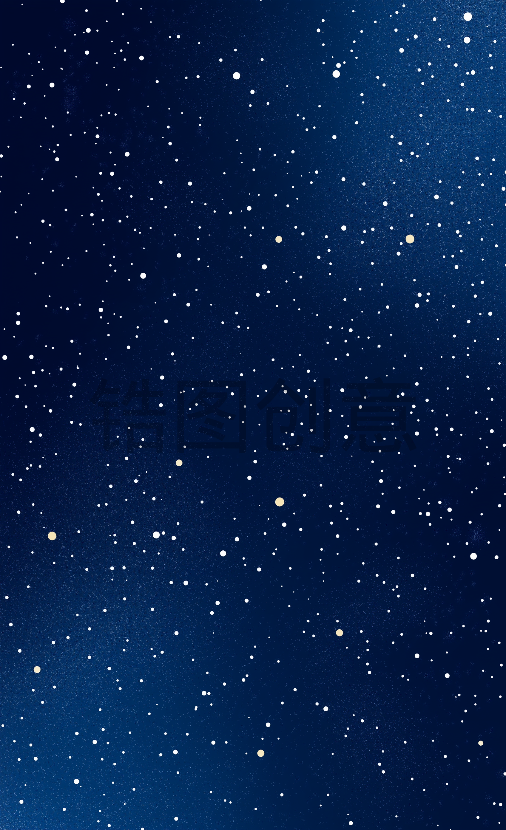 极简风格，夜间，蓝天，星空，斑点，壁纸，插图，背景