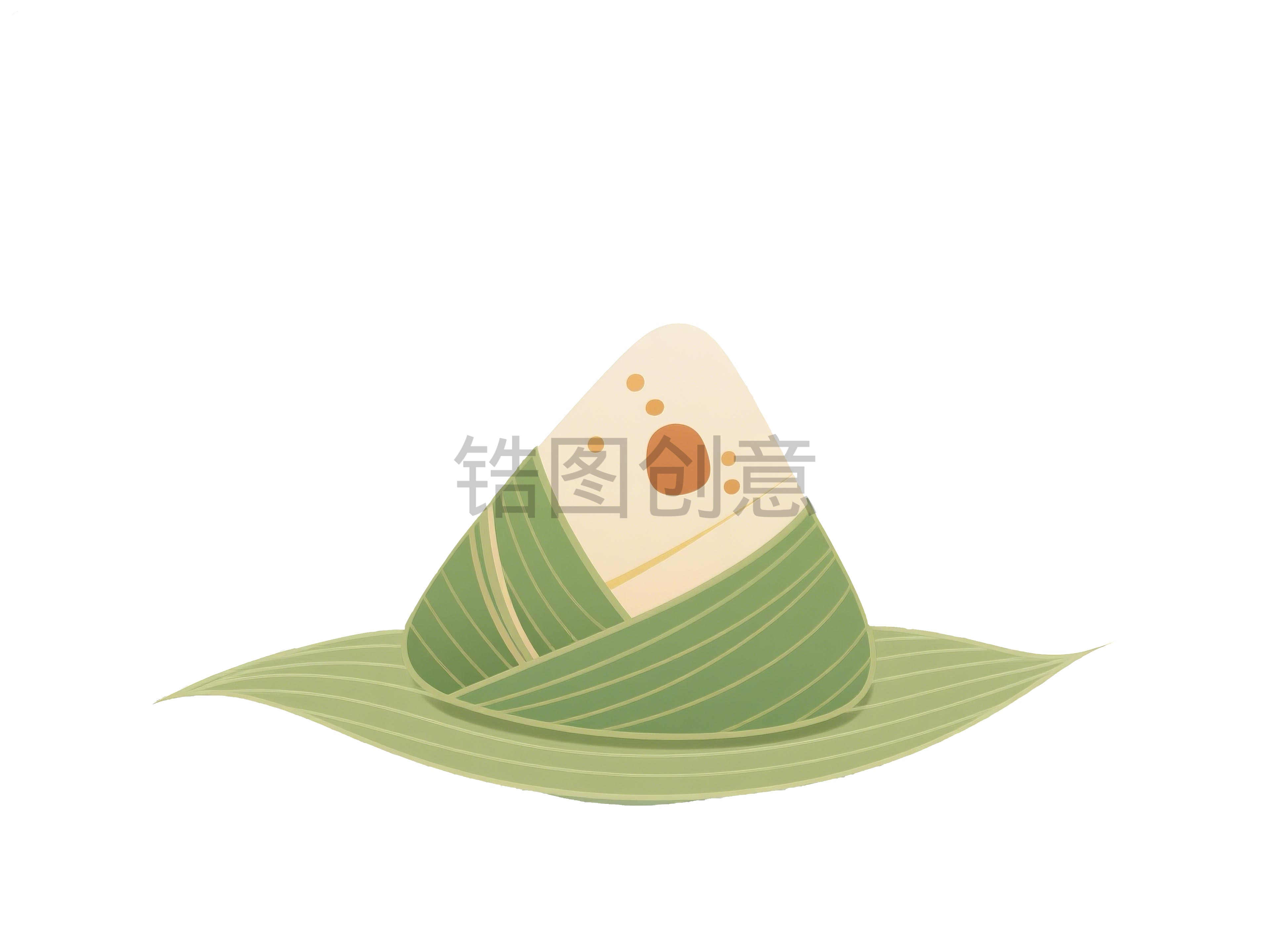 锆图创意-端午节插图风格粽子免扣元素