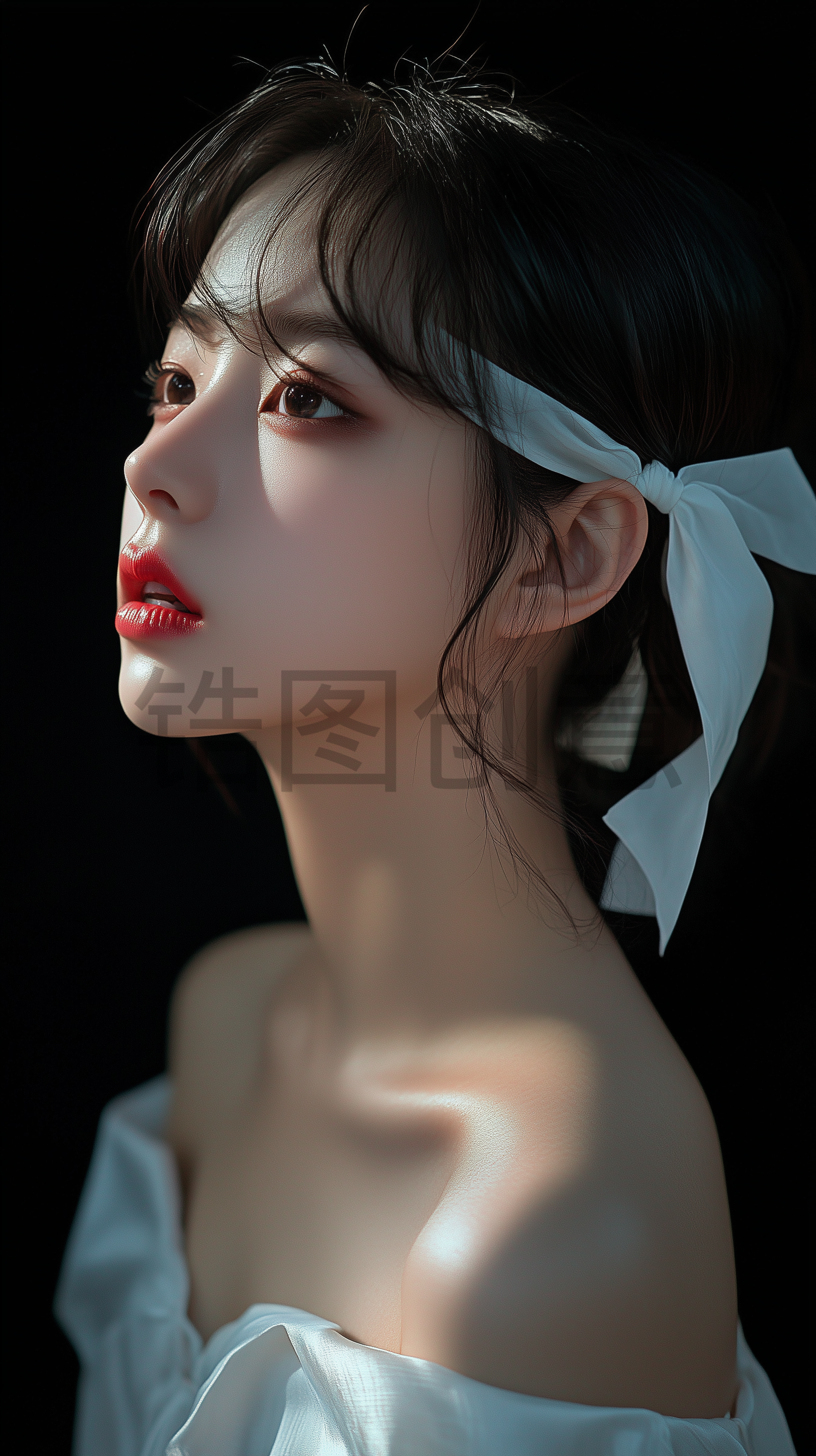 锆图创意-亚洲人像年轻女士偶像美妆彩妆模特
