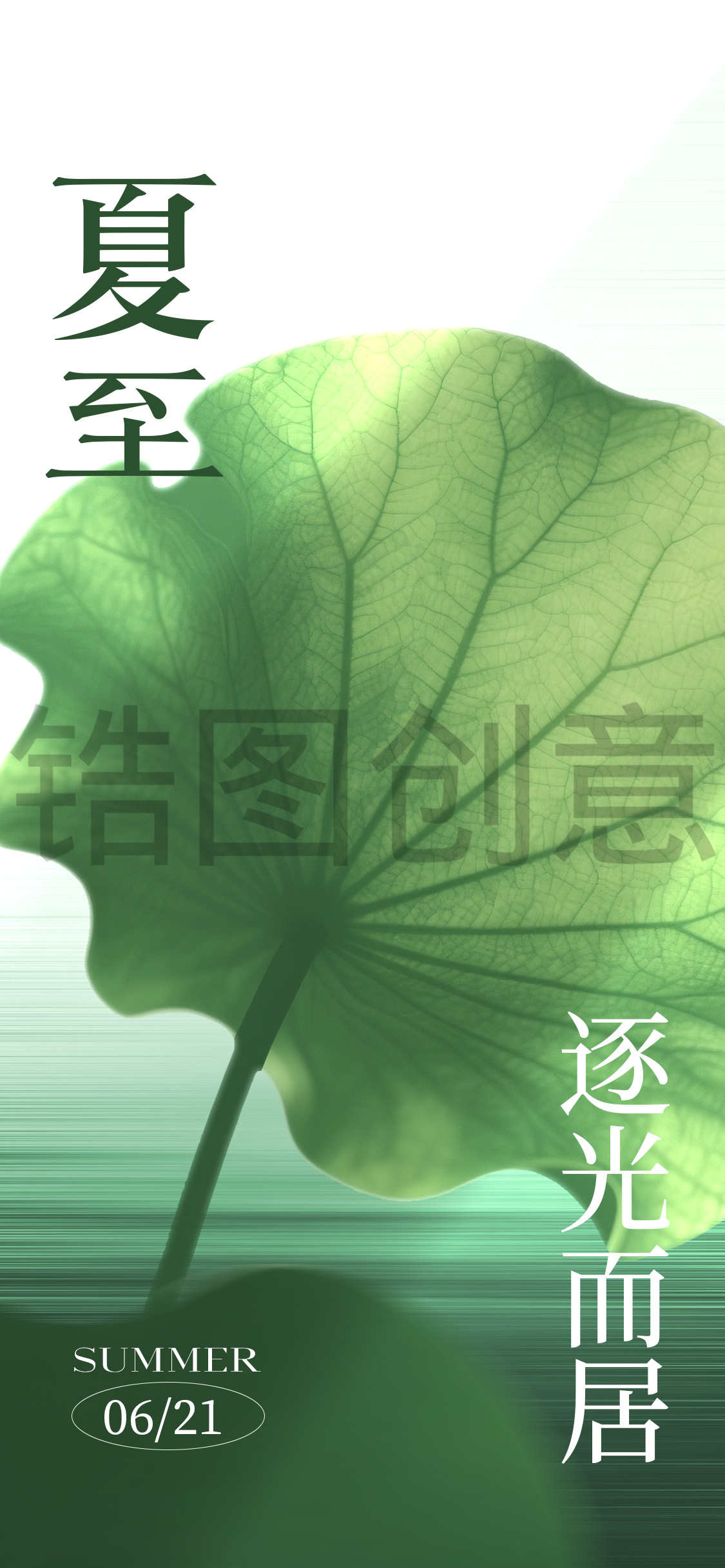 夏至大暑节气海报