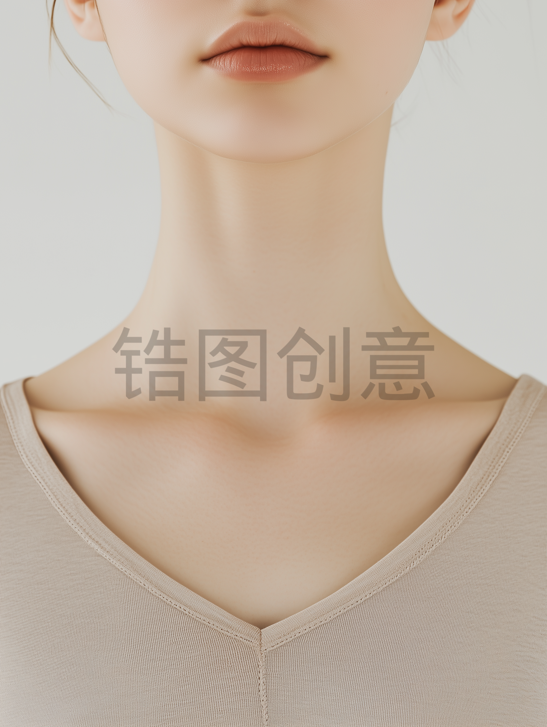 人物系列-通用-美体锁骨特写图片