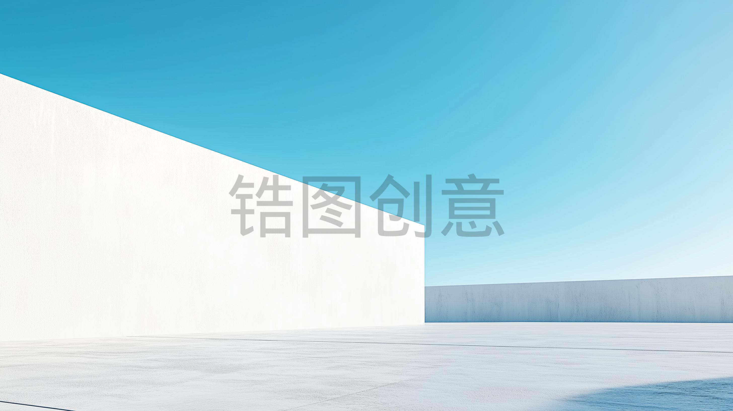 大气建筑空间背景