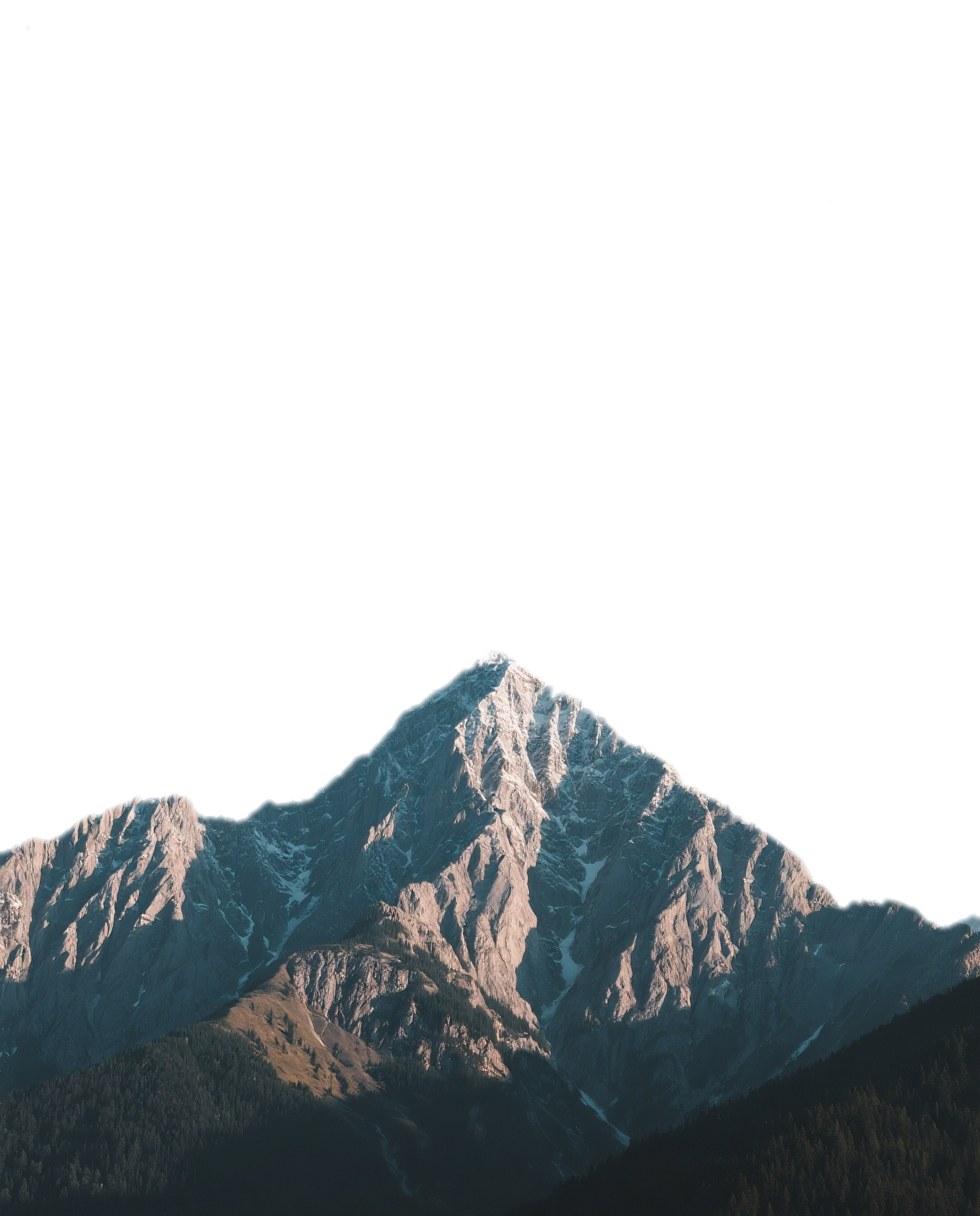 锆图创意-写实大山山岭山峰免扣png元素