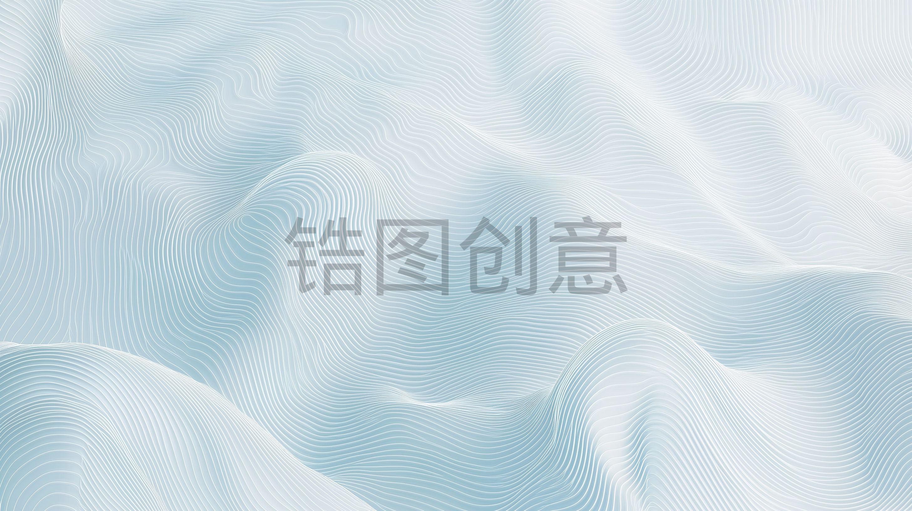 锆图-蓝色抽象曲线纹理背景