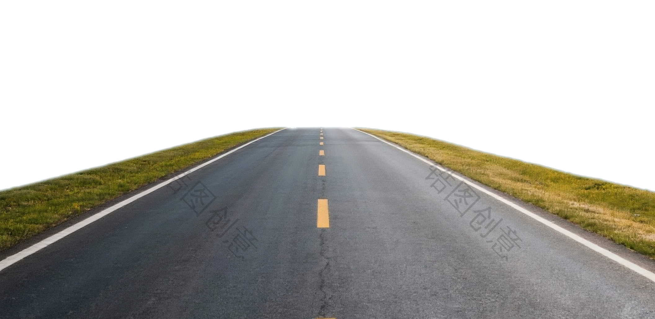 锆图-路公路交通道路免扣png元素