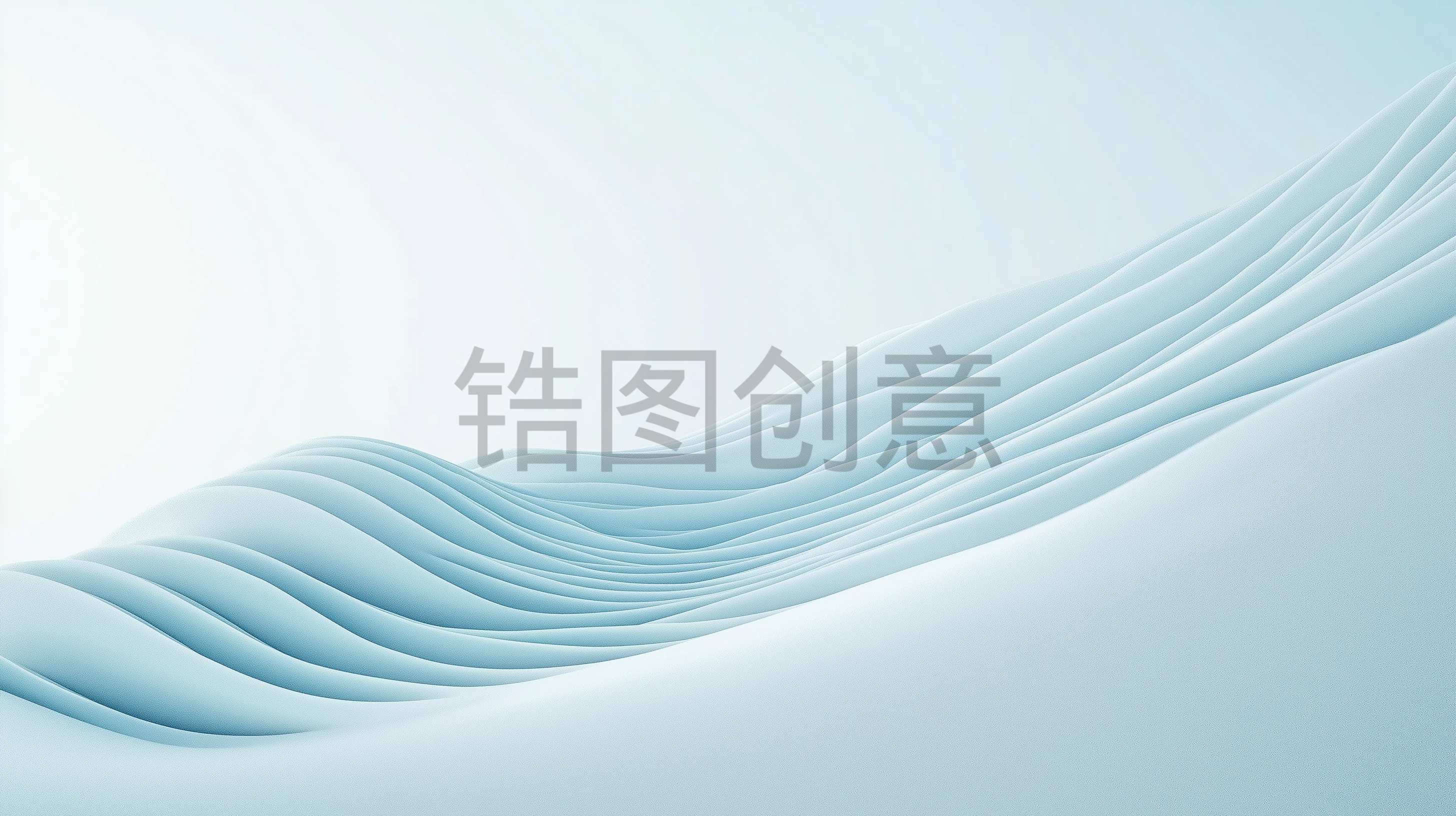 锆图-蓝色抽象曲线纹理背景