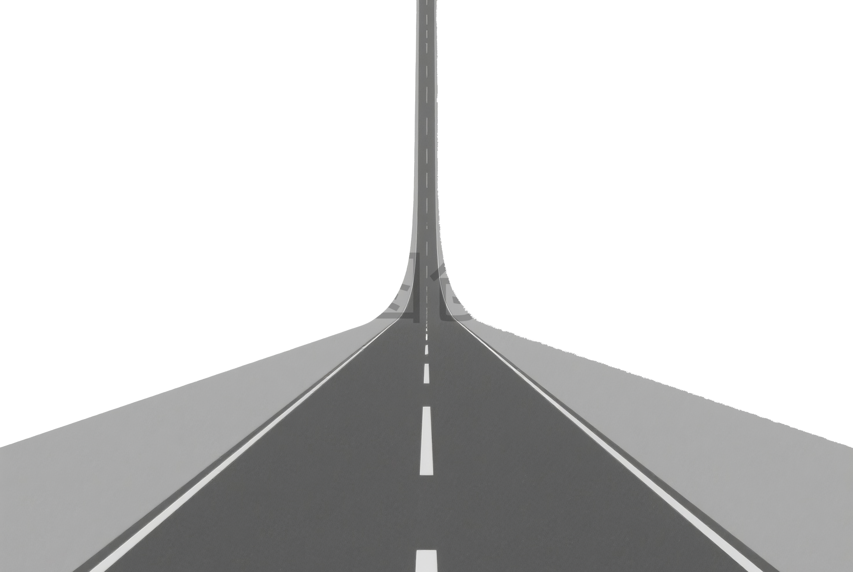 锆图-扁平公路交通道路免扣png元素