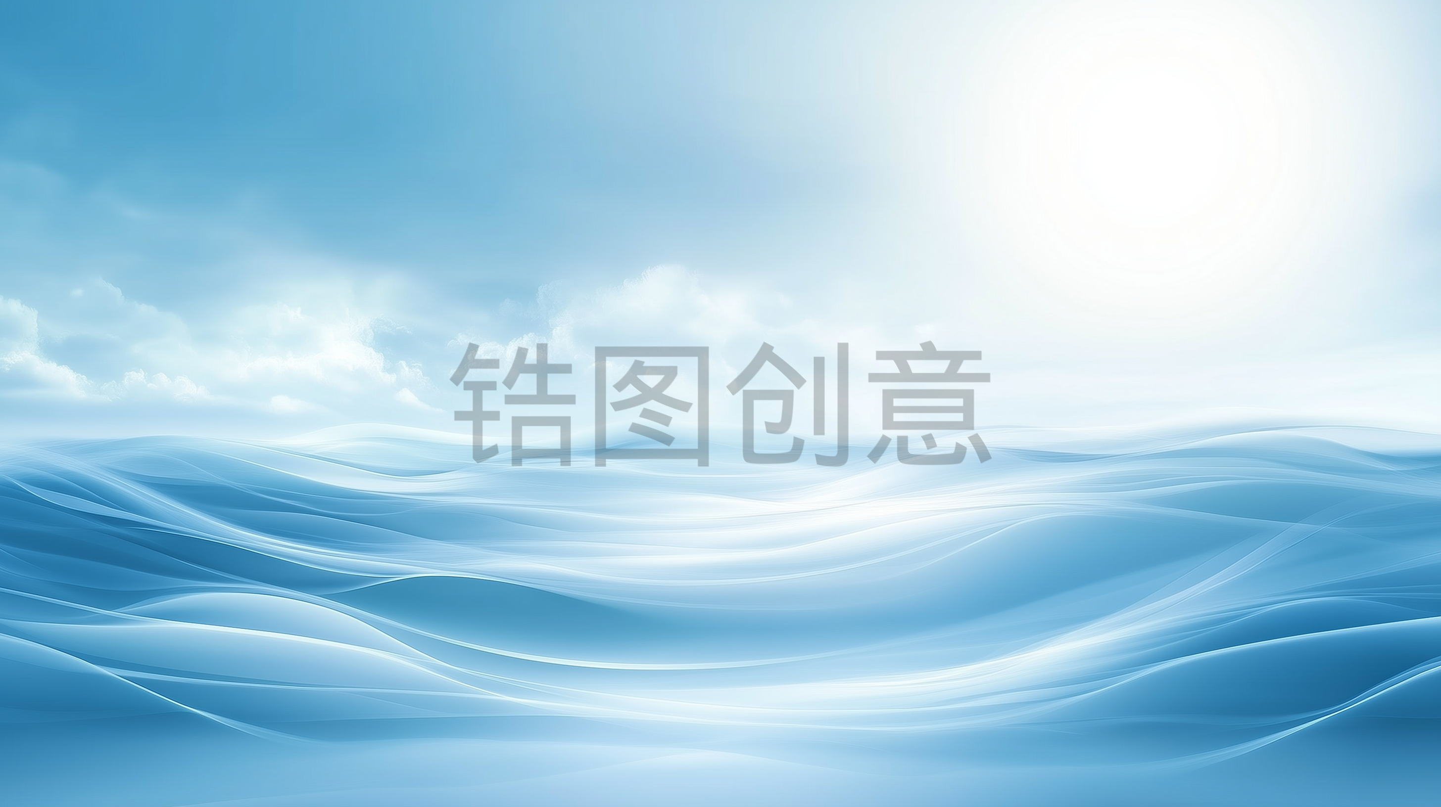 蓝色背景，抽象，蓝天，水纹，曲线，合成背景