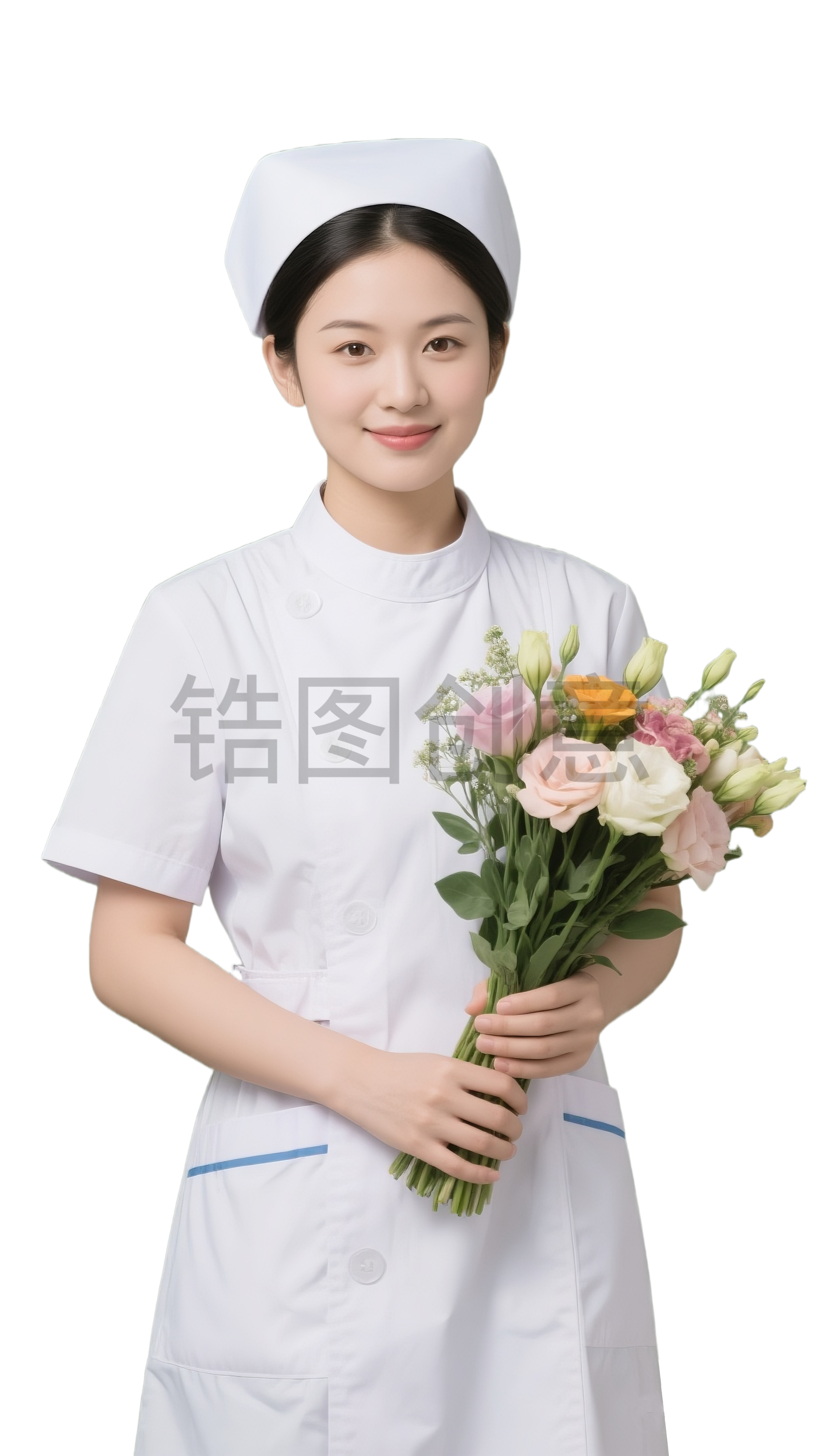 医护人员护士职业照免扣png人物素材