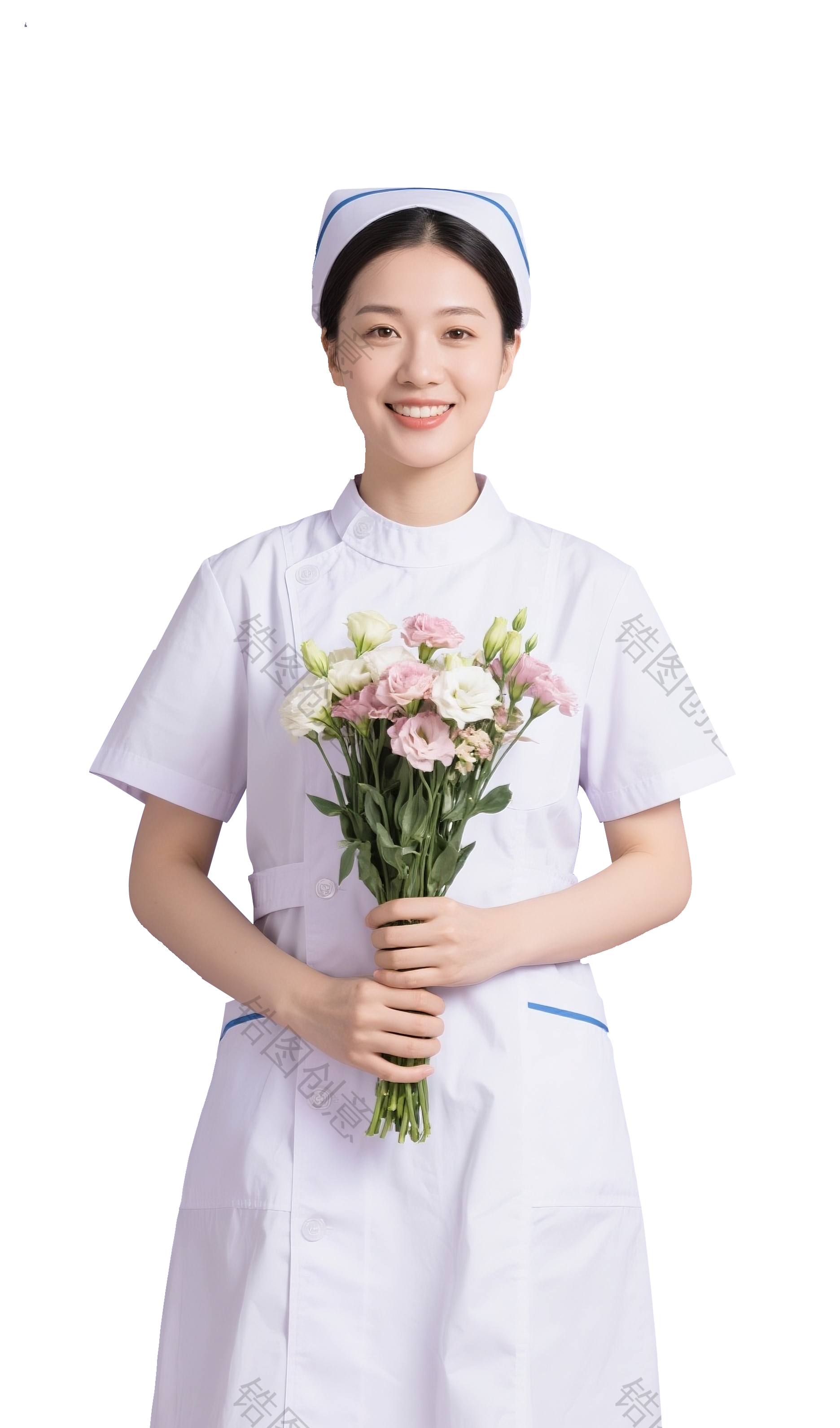 医护人员护士职业照免扣png人物素材