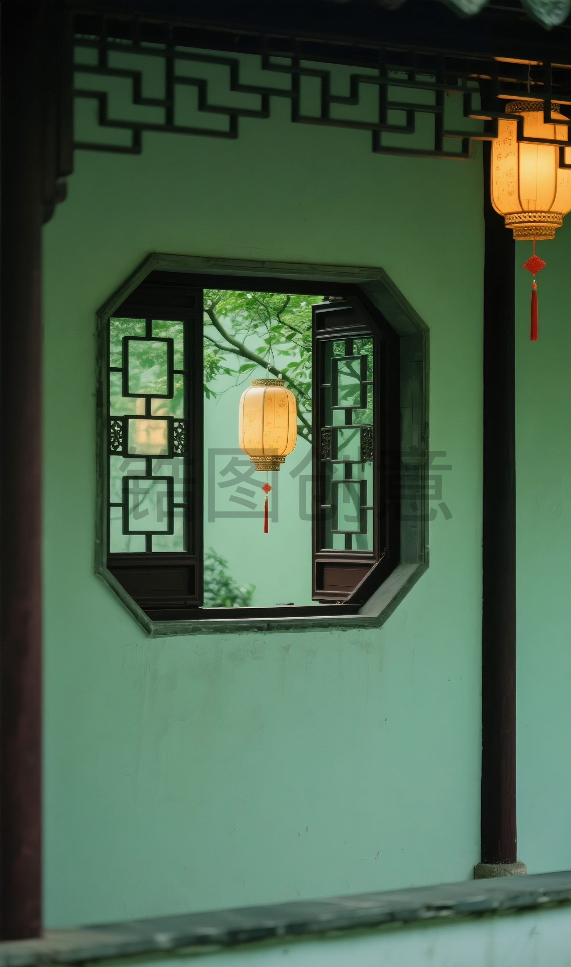 锆图-中式园林仿古建筑