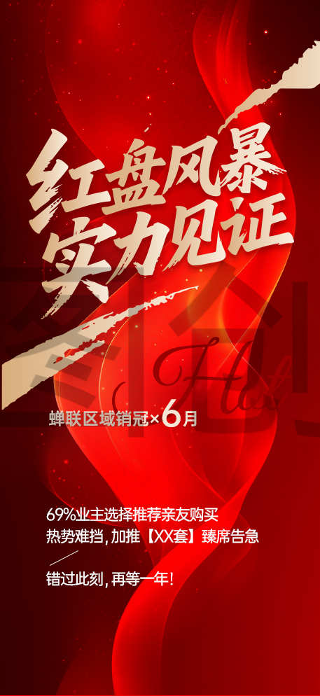 地产金融银行销售业绩表彰大字红稿热稿喜报战报