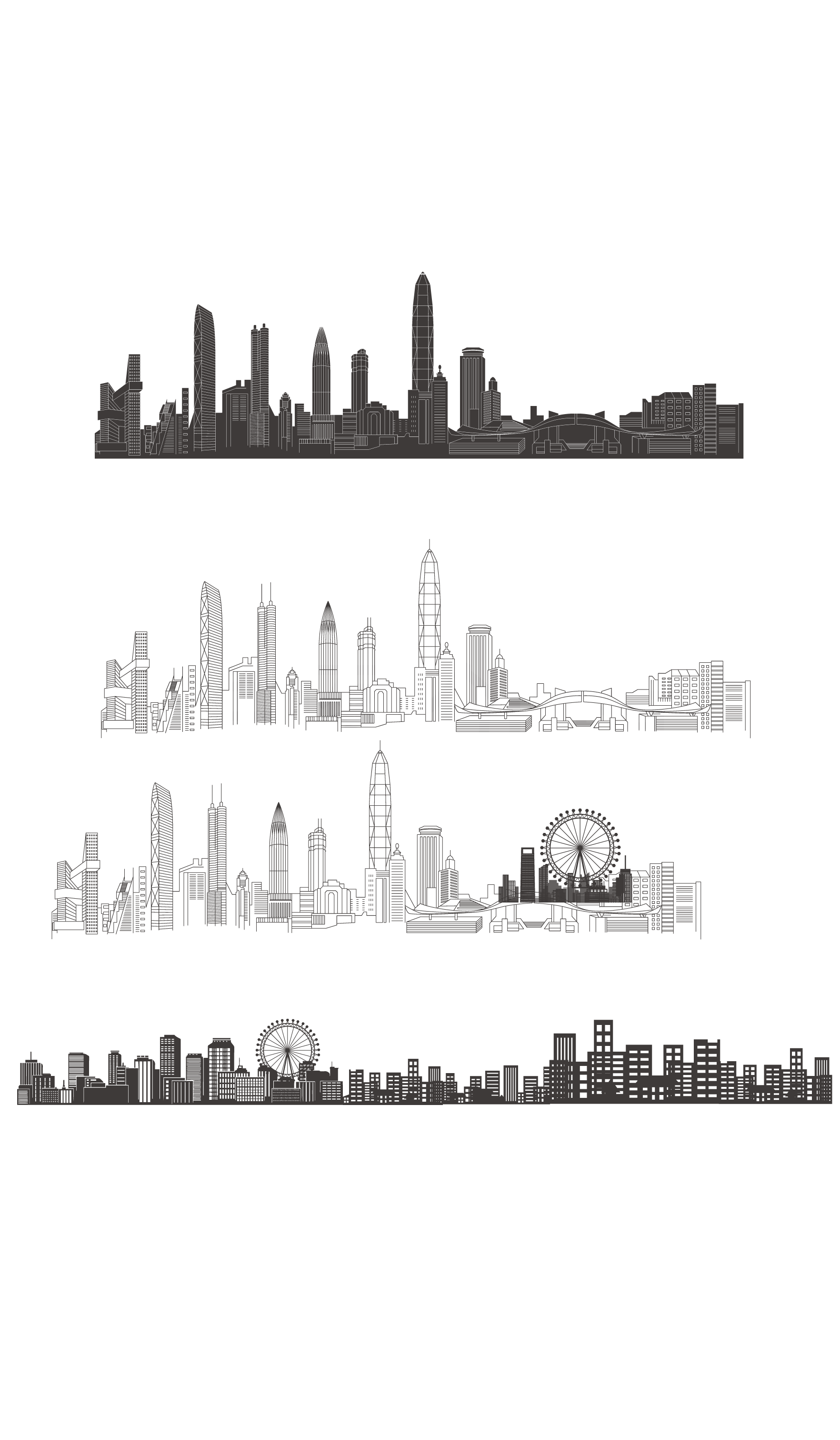 深圳城市地标建筑元素