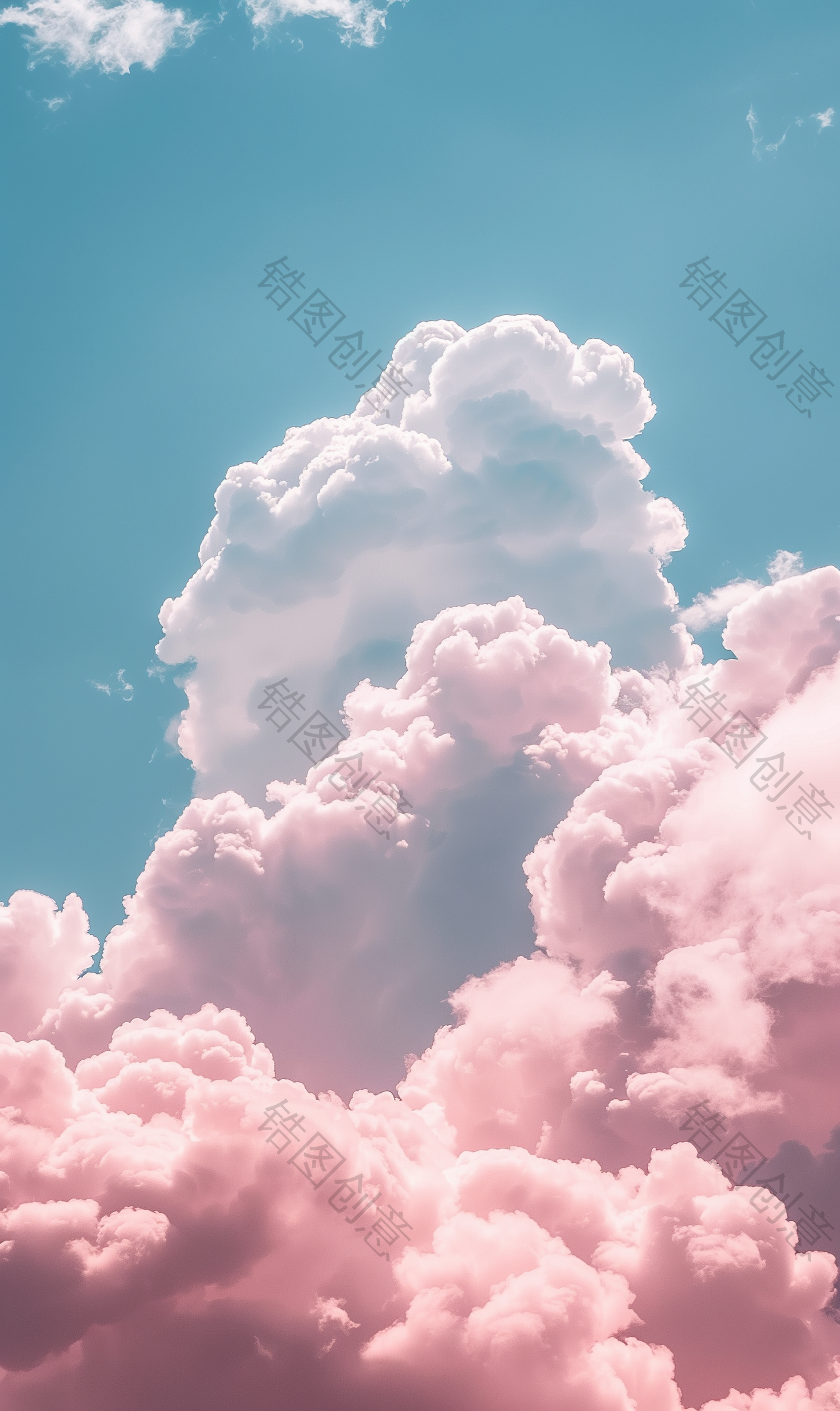 天空蓝天白云多云背景素材