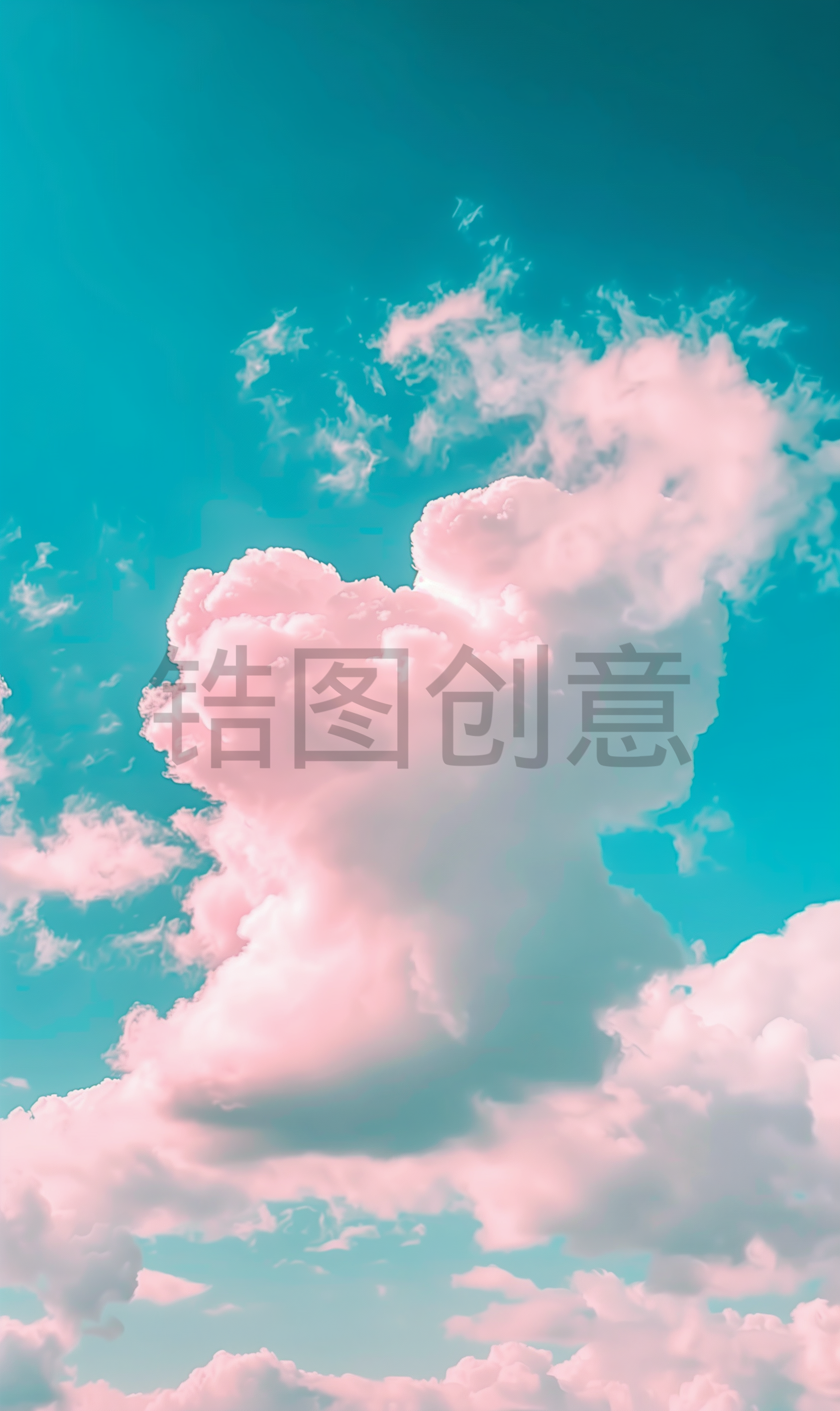 天空蓝天白云多云背景素材