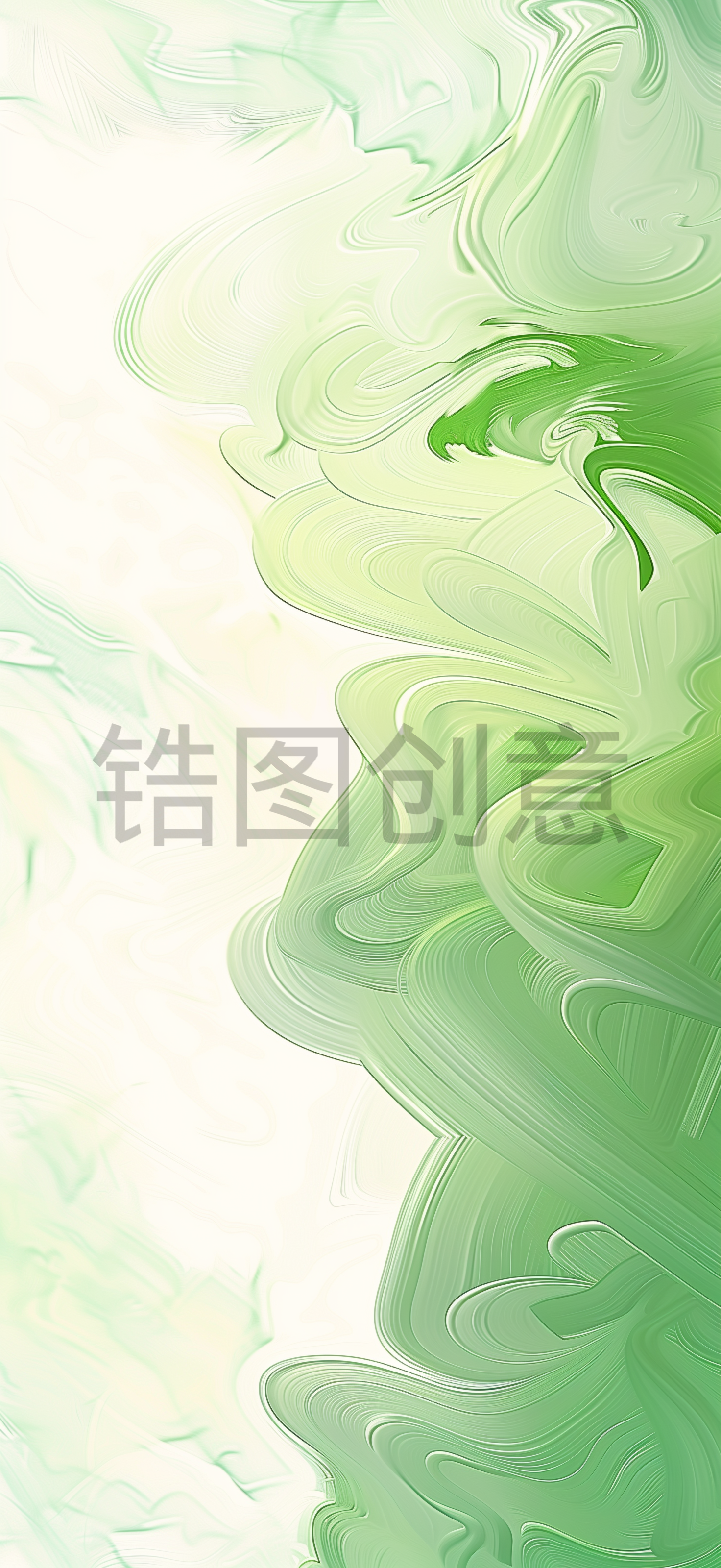 绿色水彩油画肌理笔触纹理背景