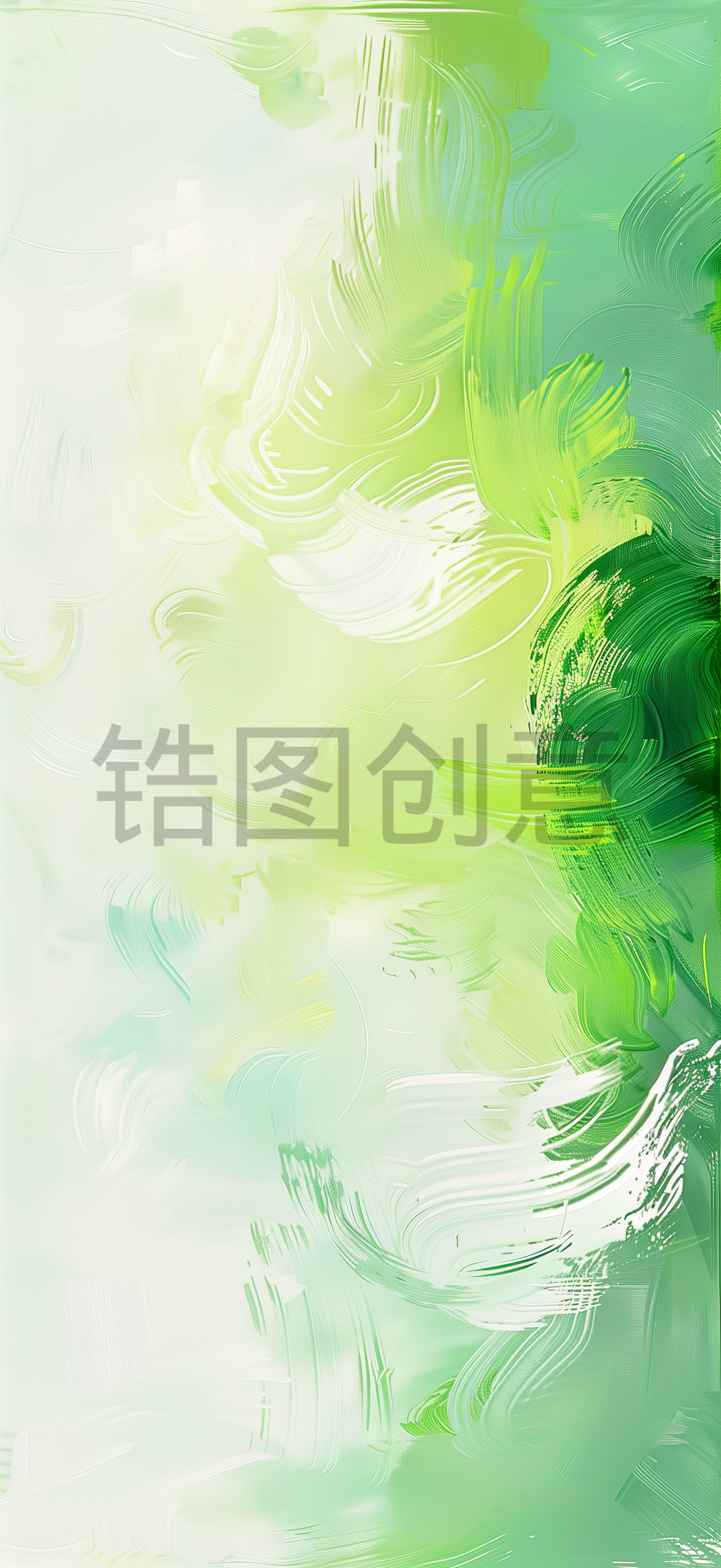 绿色水彩油画肌理笔触纹理背景