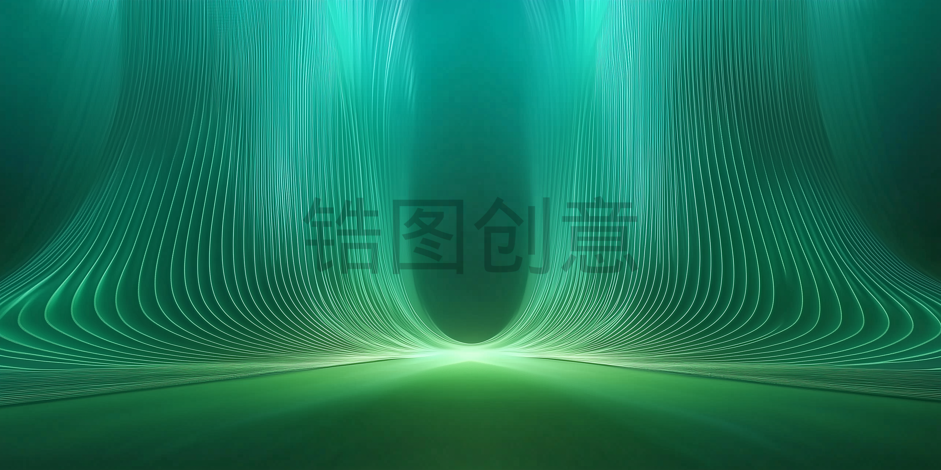 绿色质感空间背景