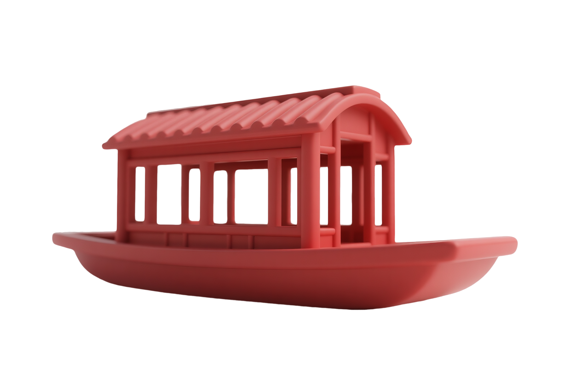 3d南湖红船建党节元素