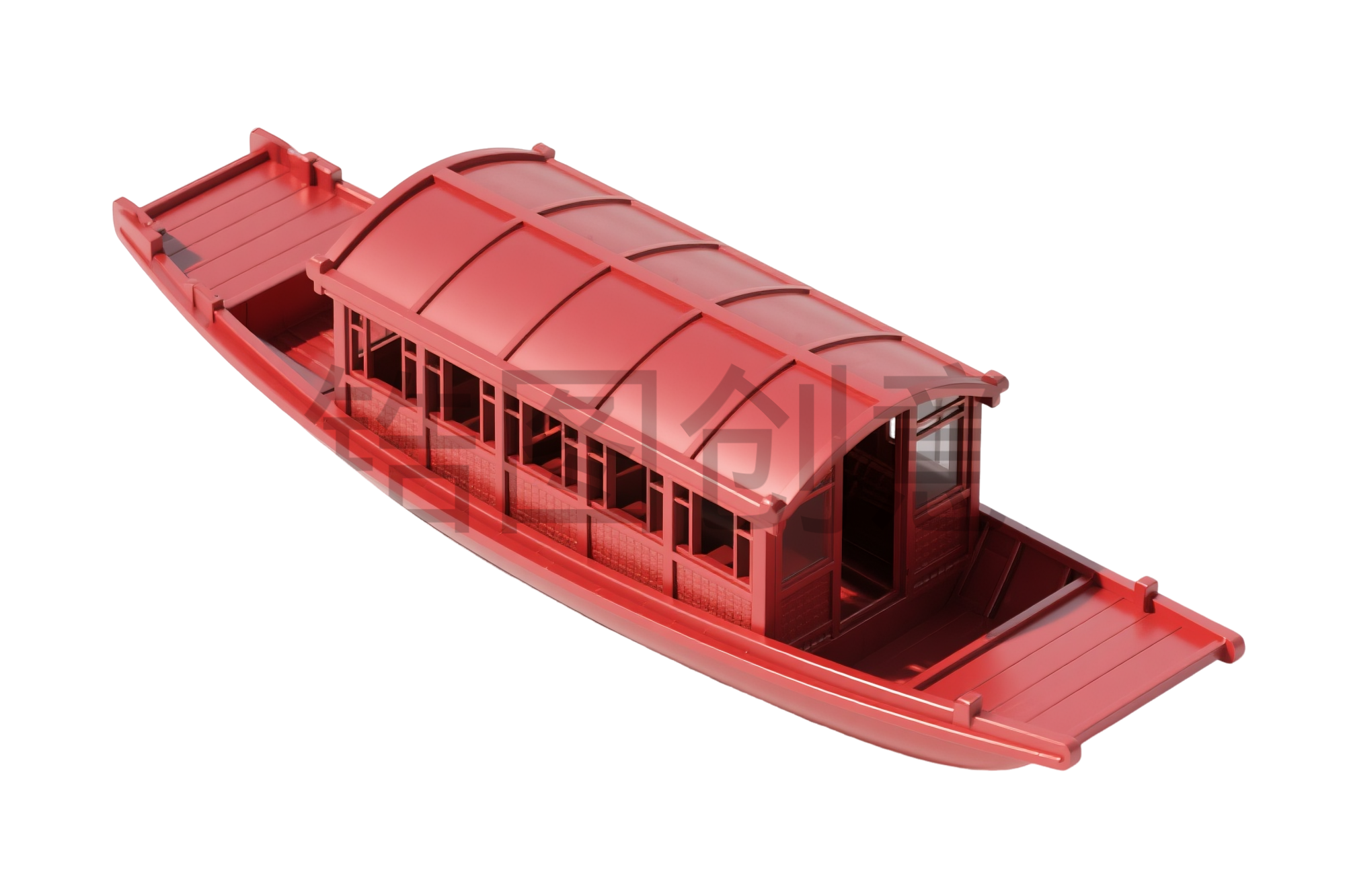 3d南湖红船建党节元素