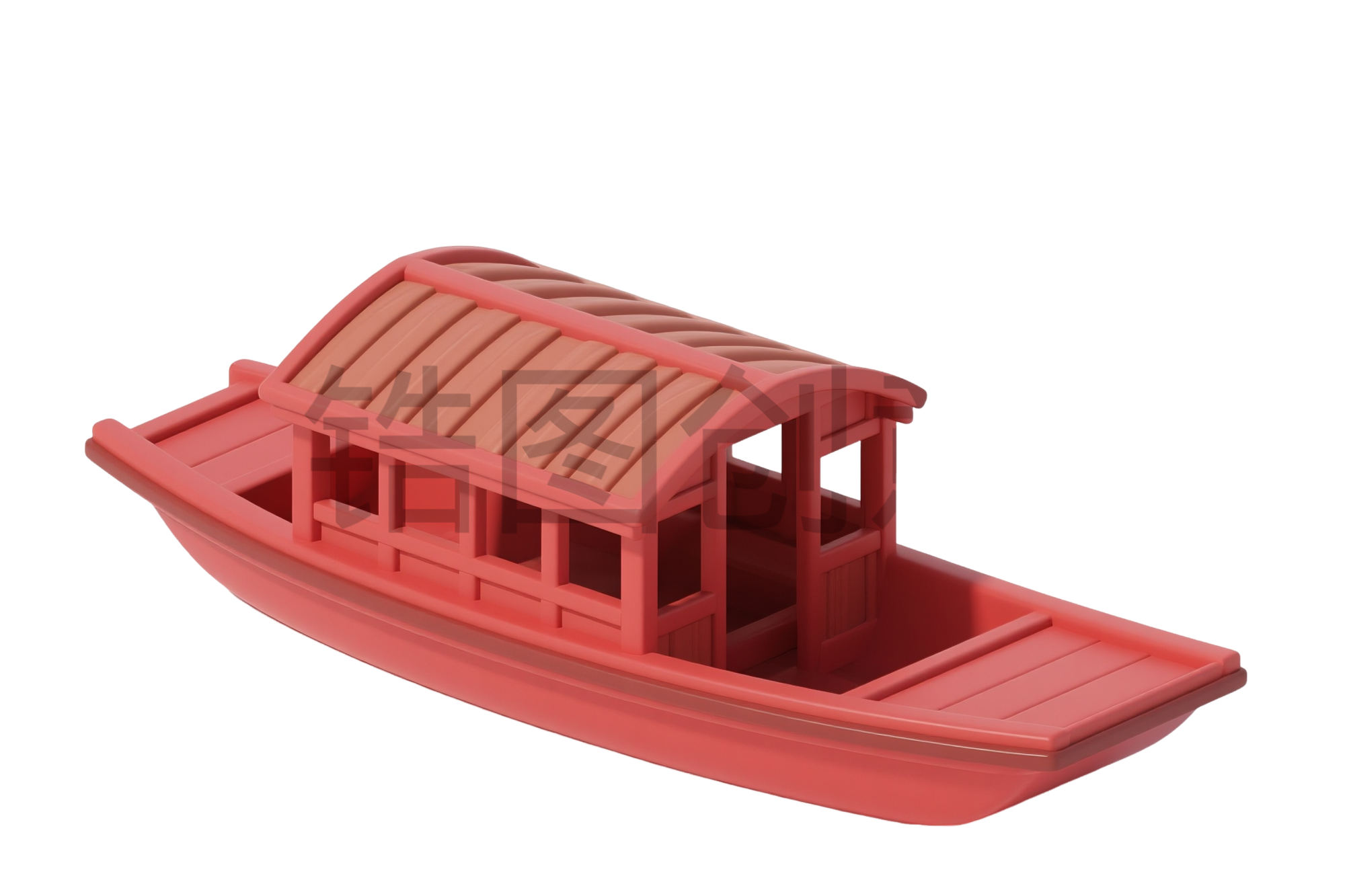 3d南湖红船建党节元素