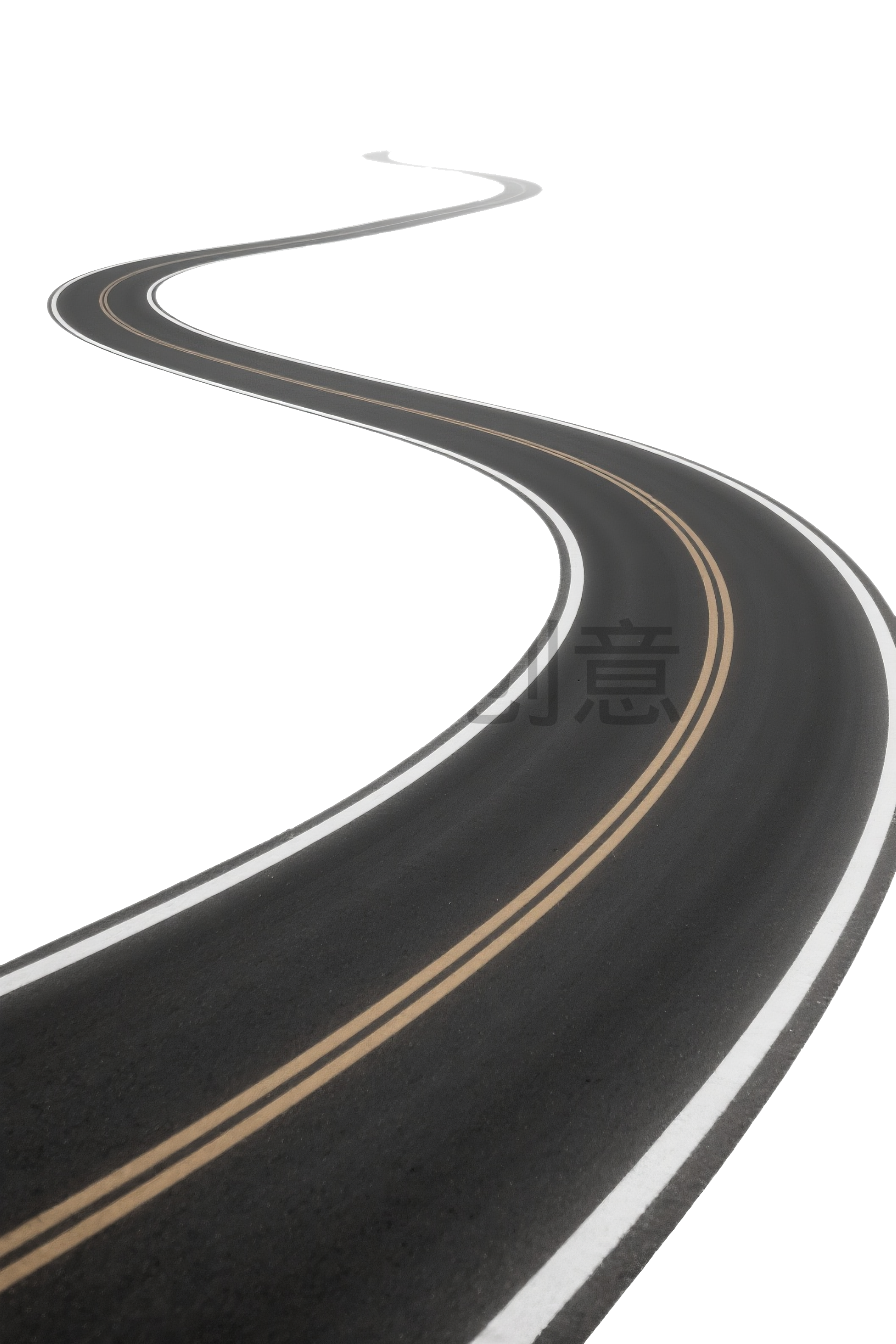 蜿蜒道路元素