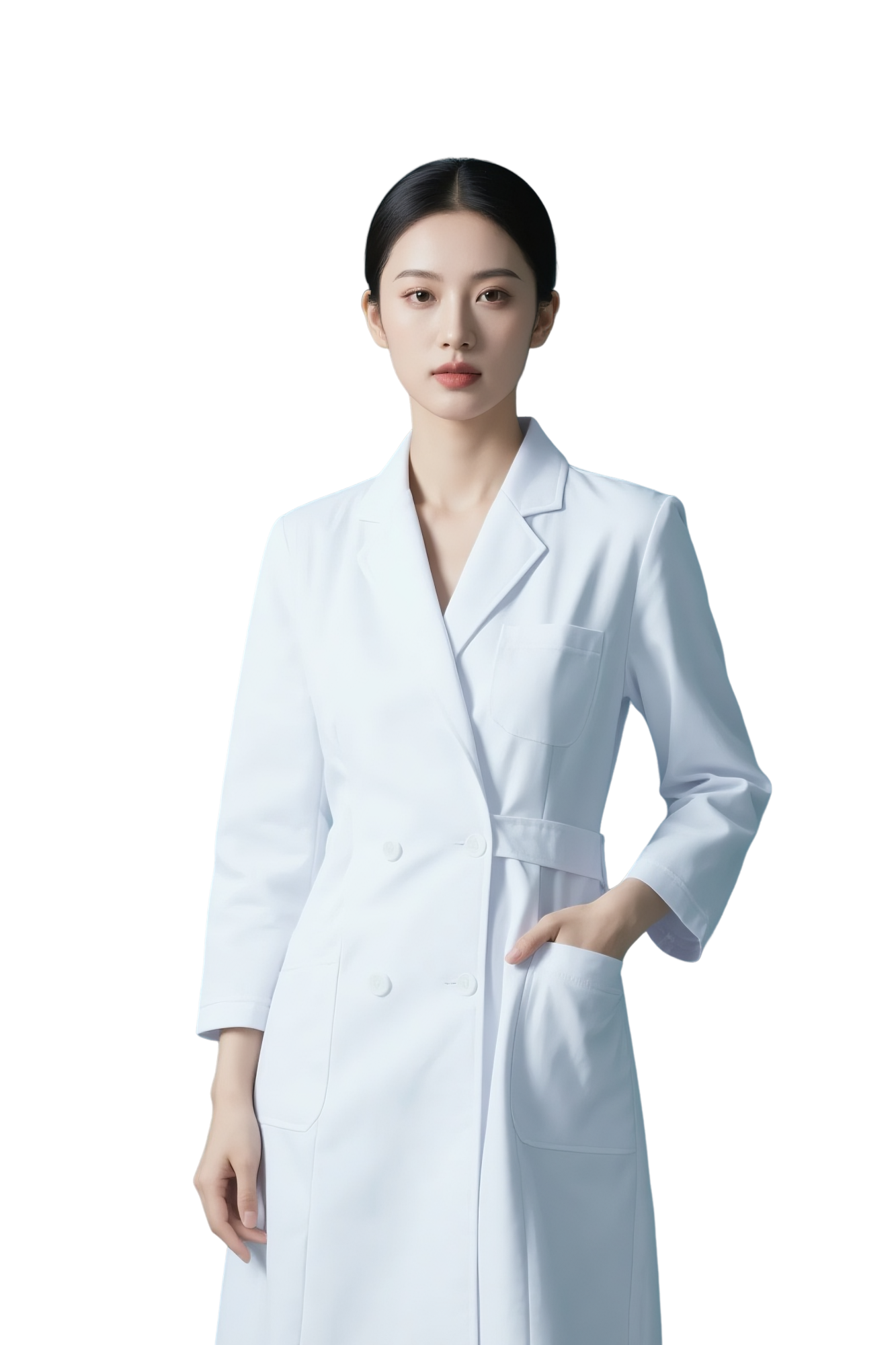 医生护士护理形象女性模特元素