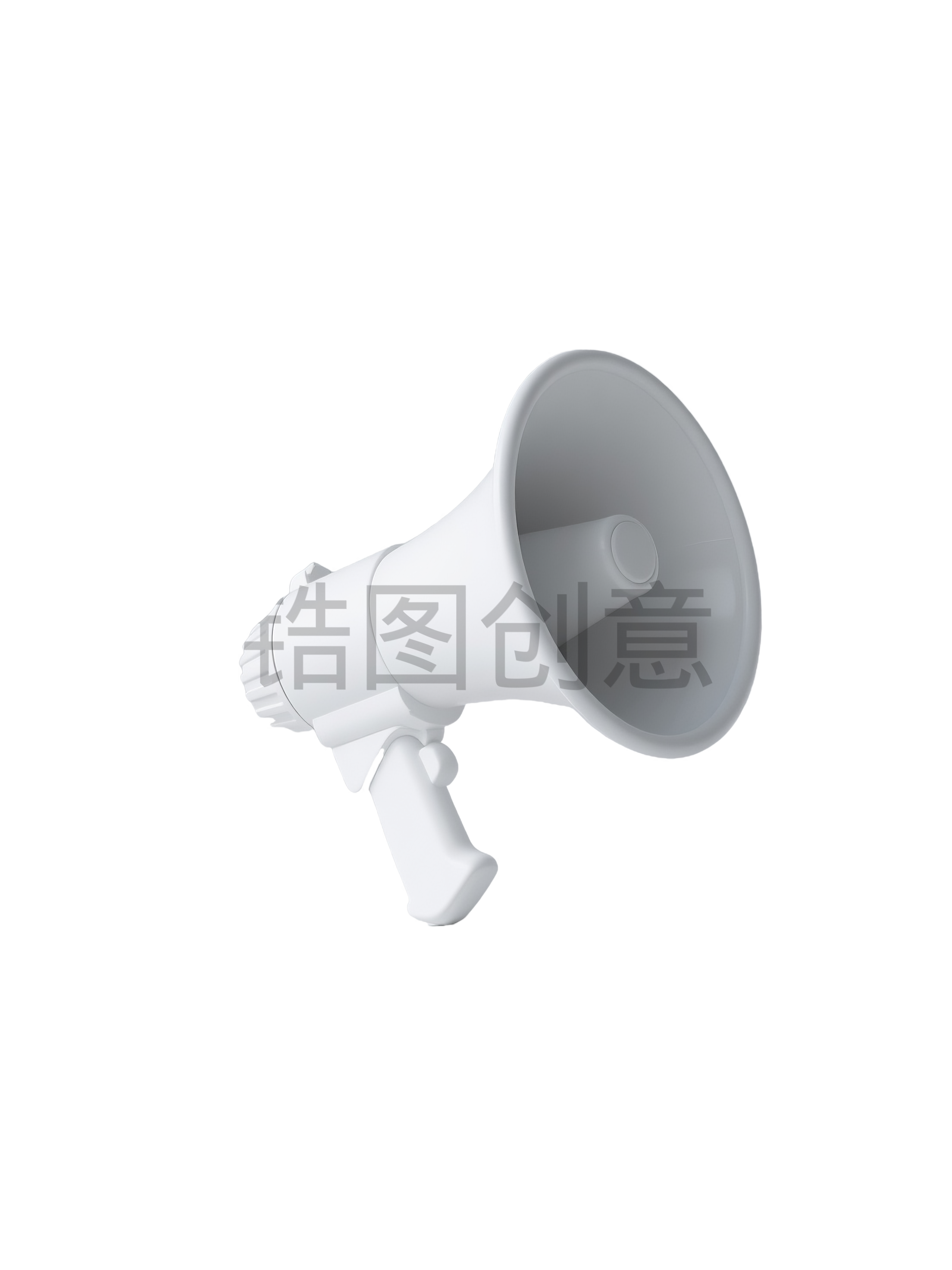 3d喇叭扩音器元素