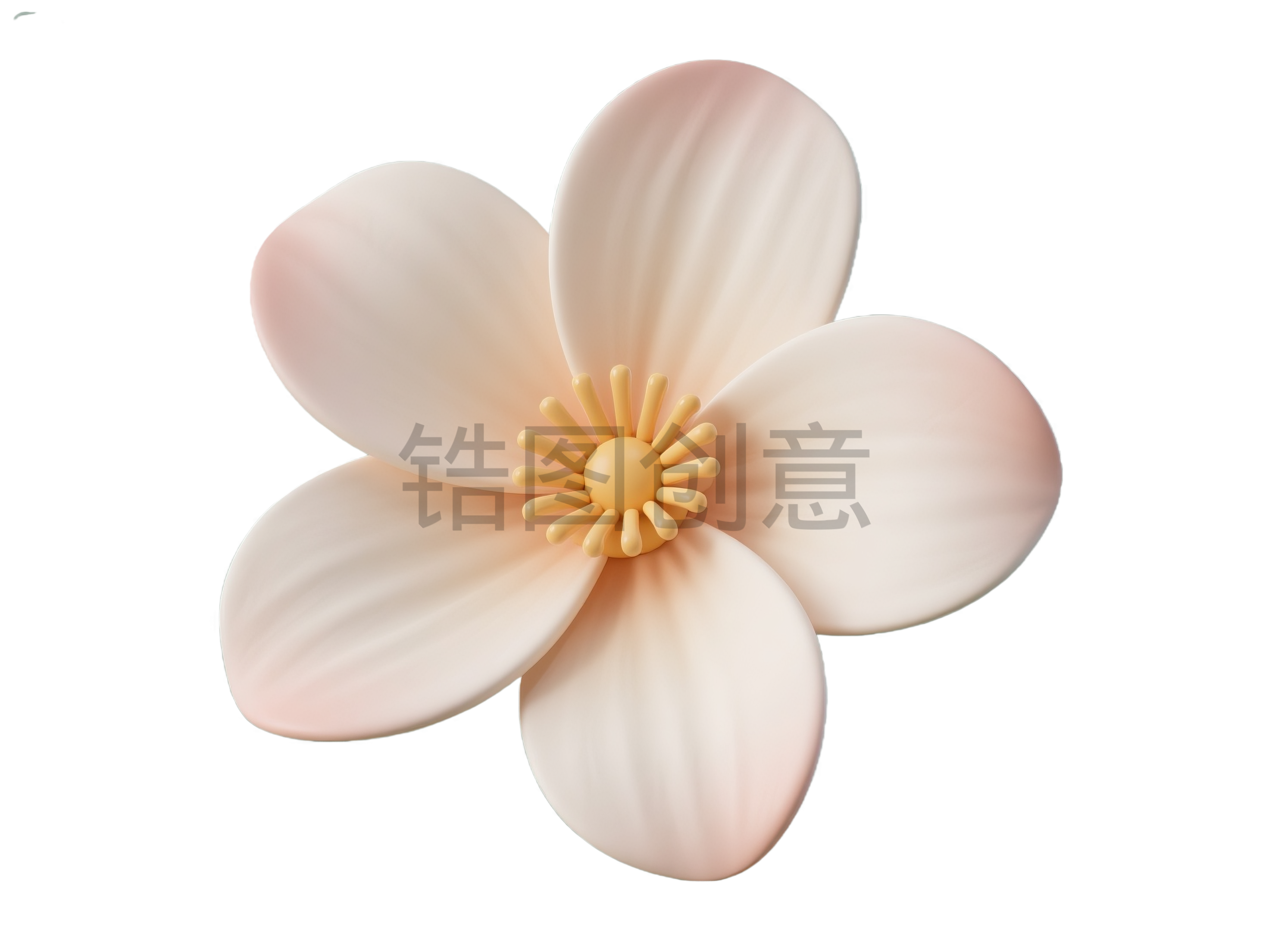 3d花瓣元素