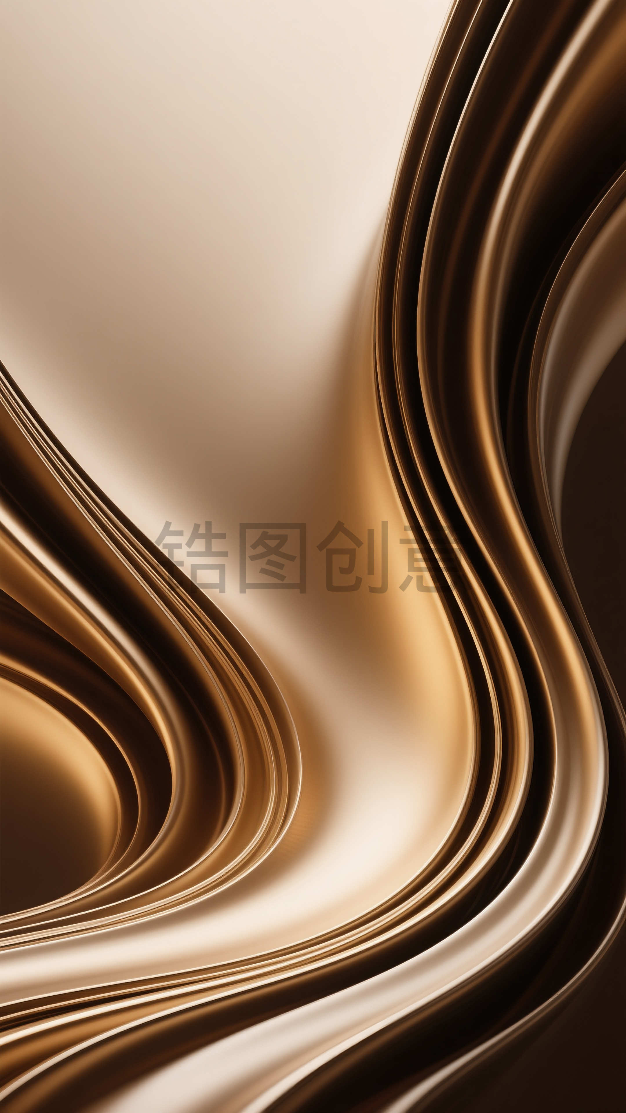 金色曲线质感材质素材