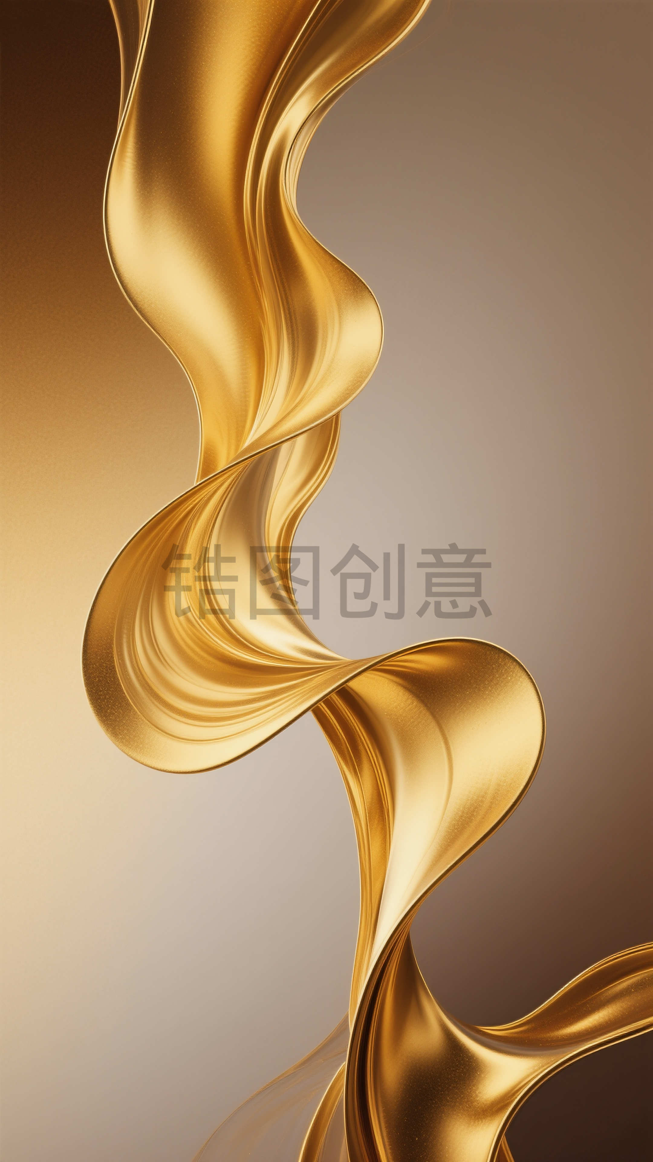 金色曲线质感材质素材
