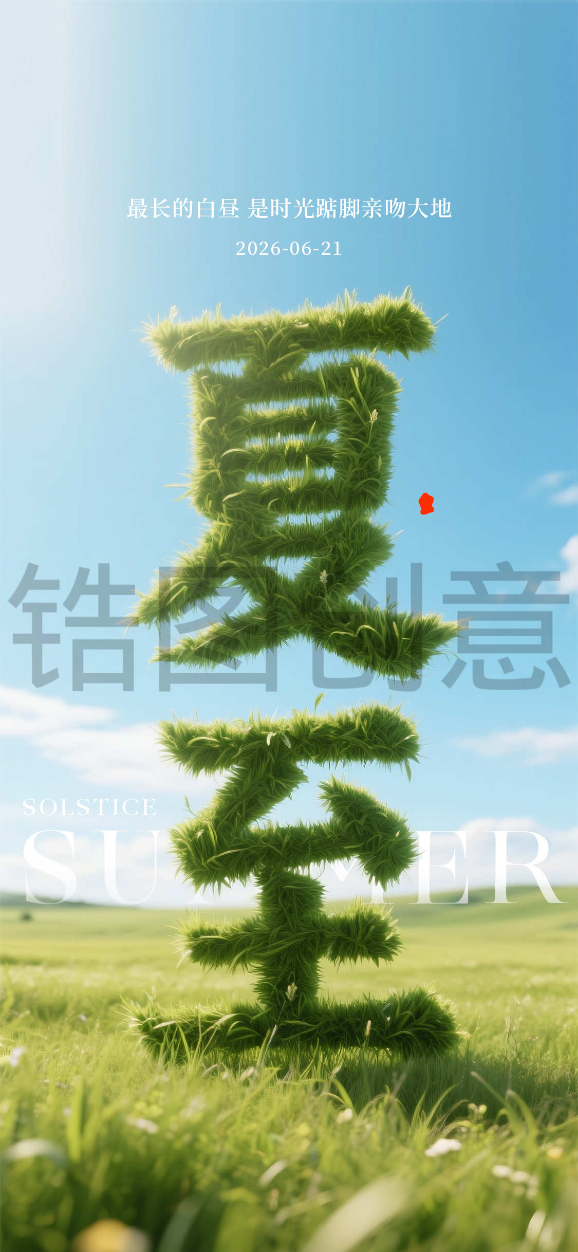 AIGC夏至节气海报