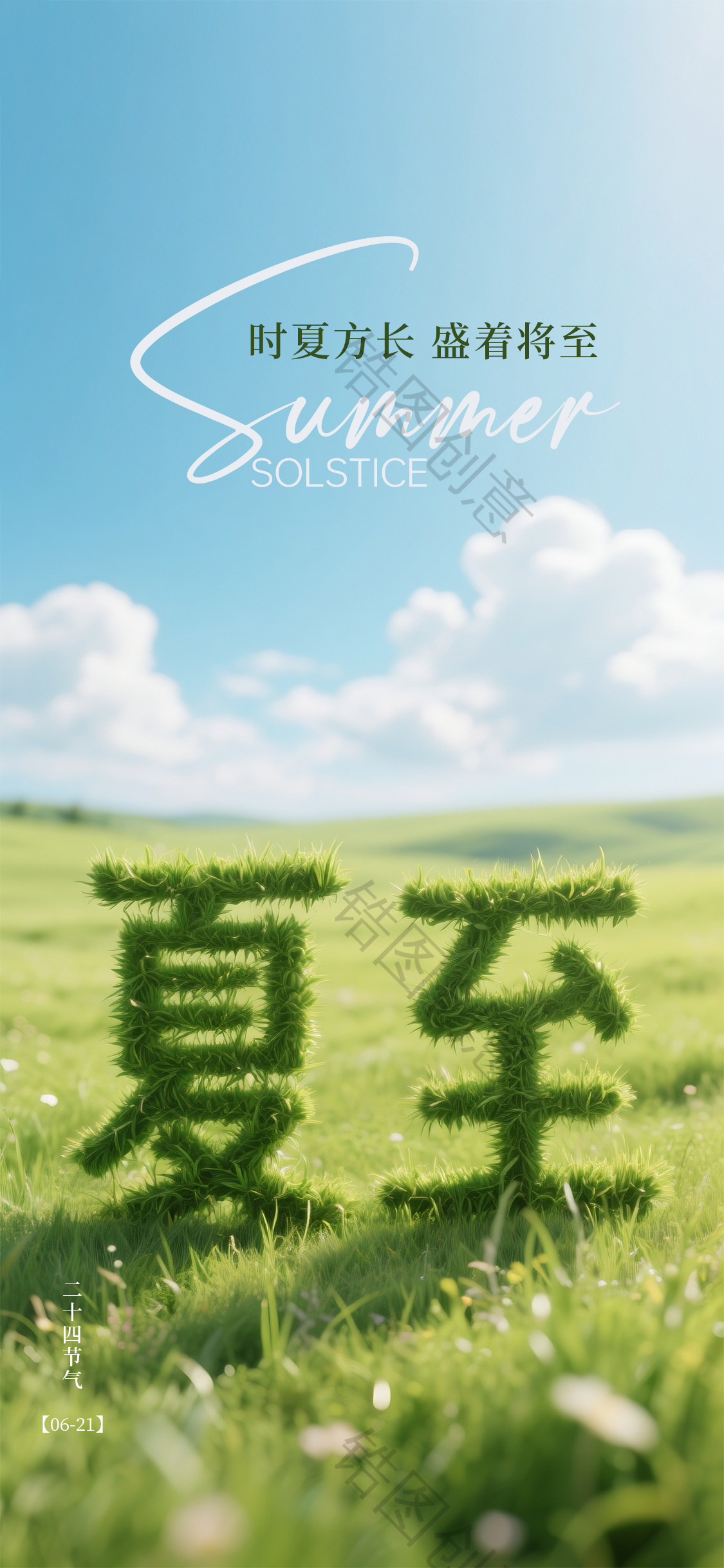 夏至节气海报