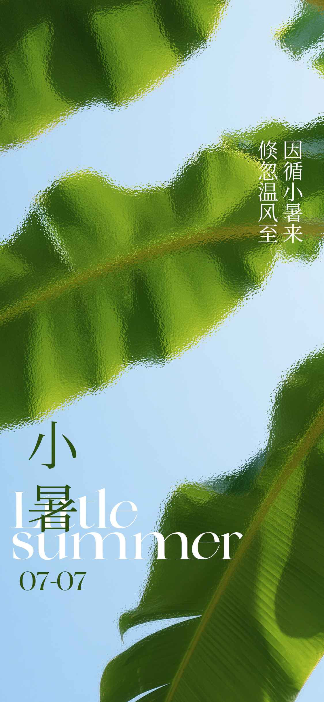 小暑大暑节气海报